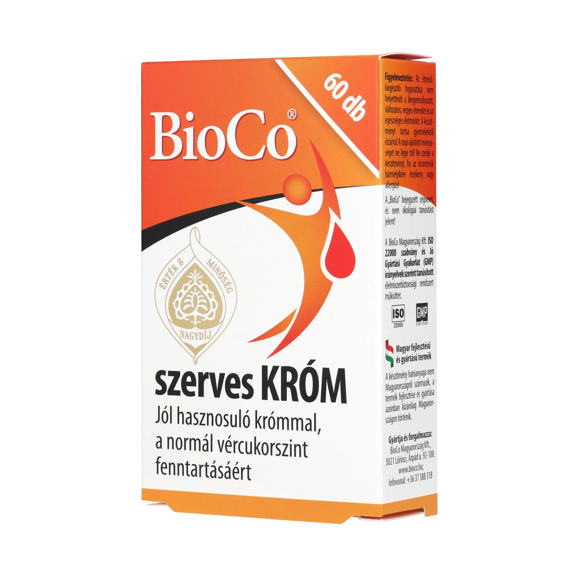BioCo szerves KRÓM 60db