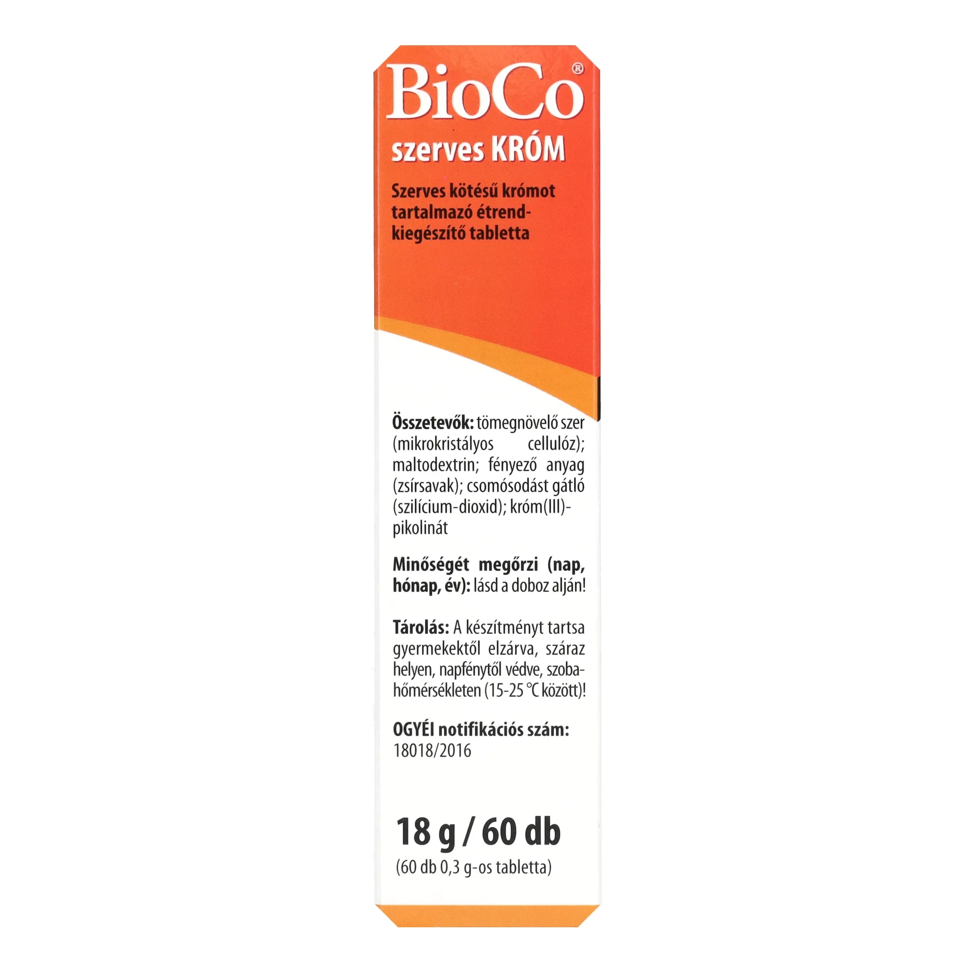 BioCo szerves KRÓM 60db