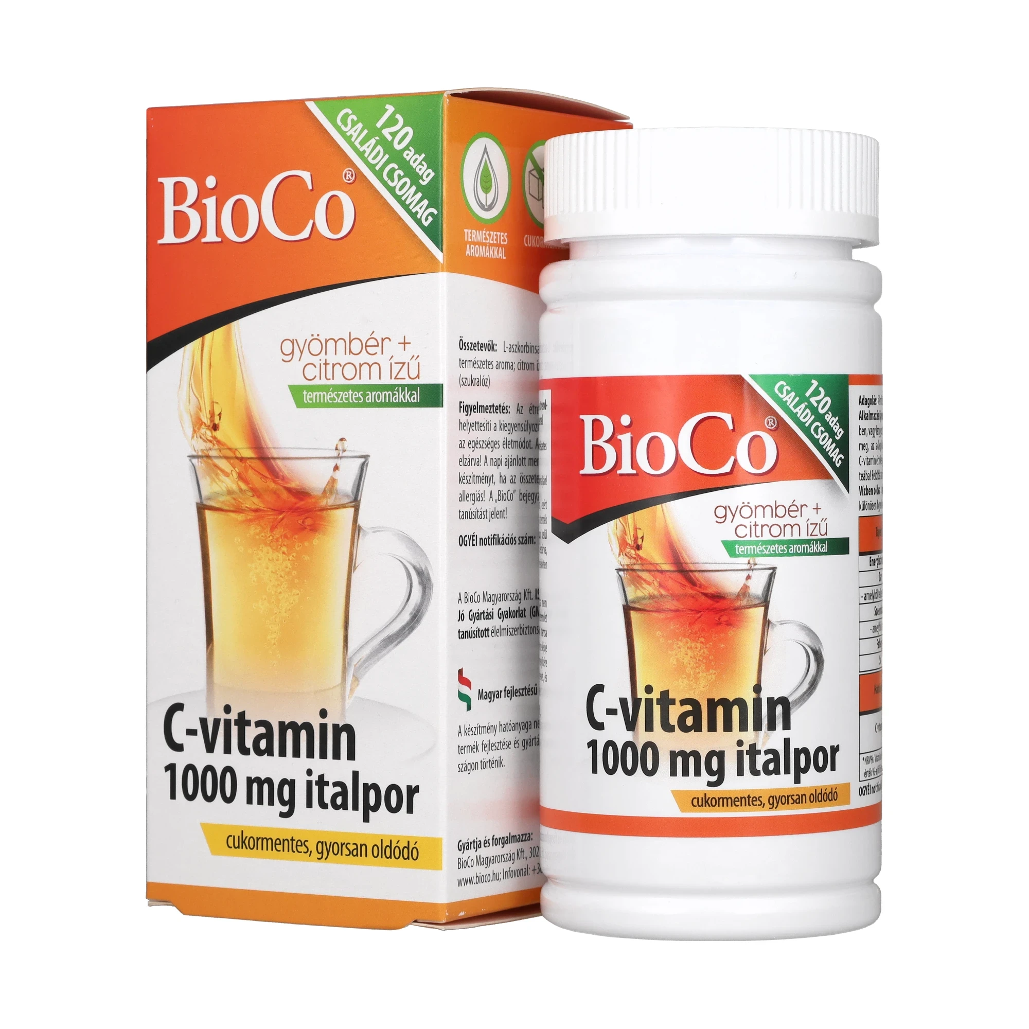 Bioco C-vitamin 1000mg italpor 120 adag