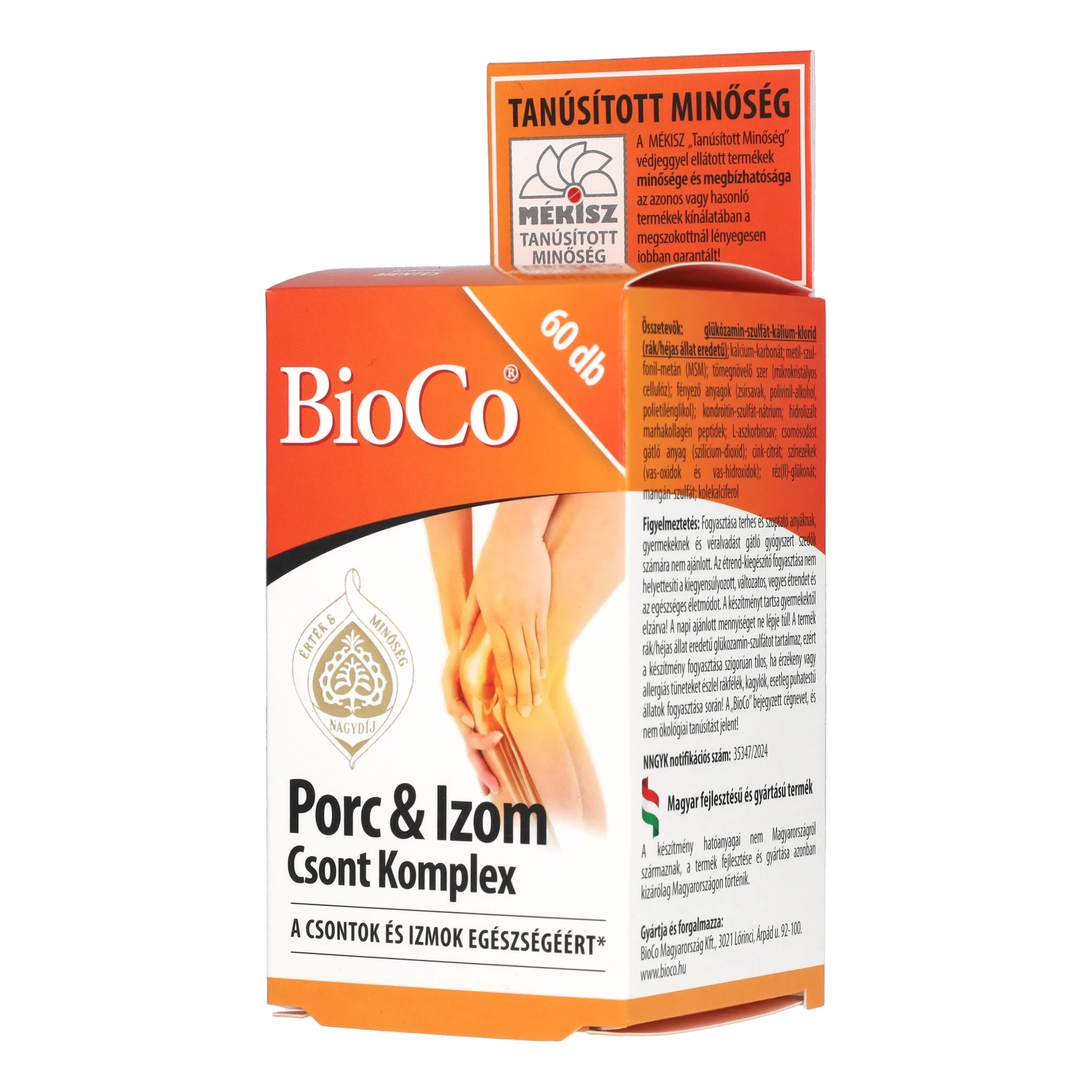 BioCo Porc&Izom csont komplex tabletta kondroitinnel 60db