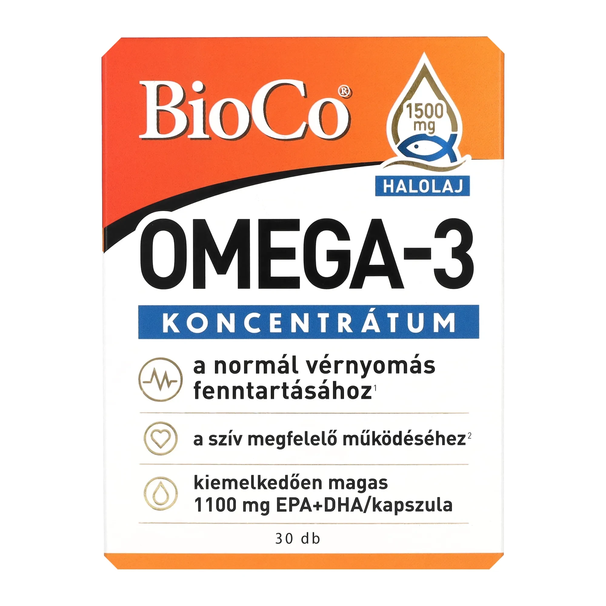 BioCo Omega-3 KONCENTRÁTUM (1500mg) 30db
