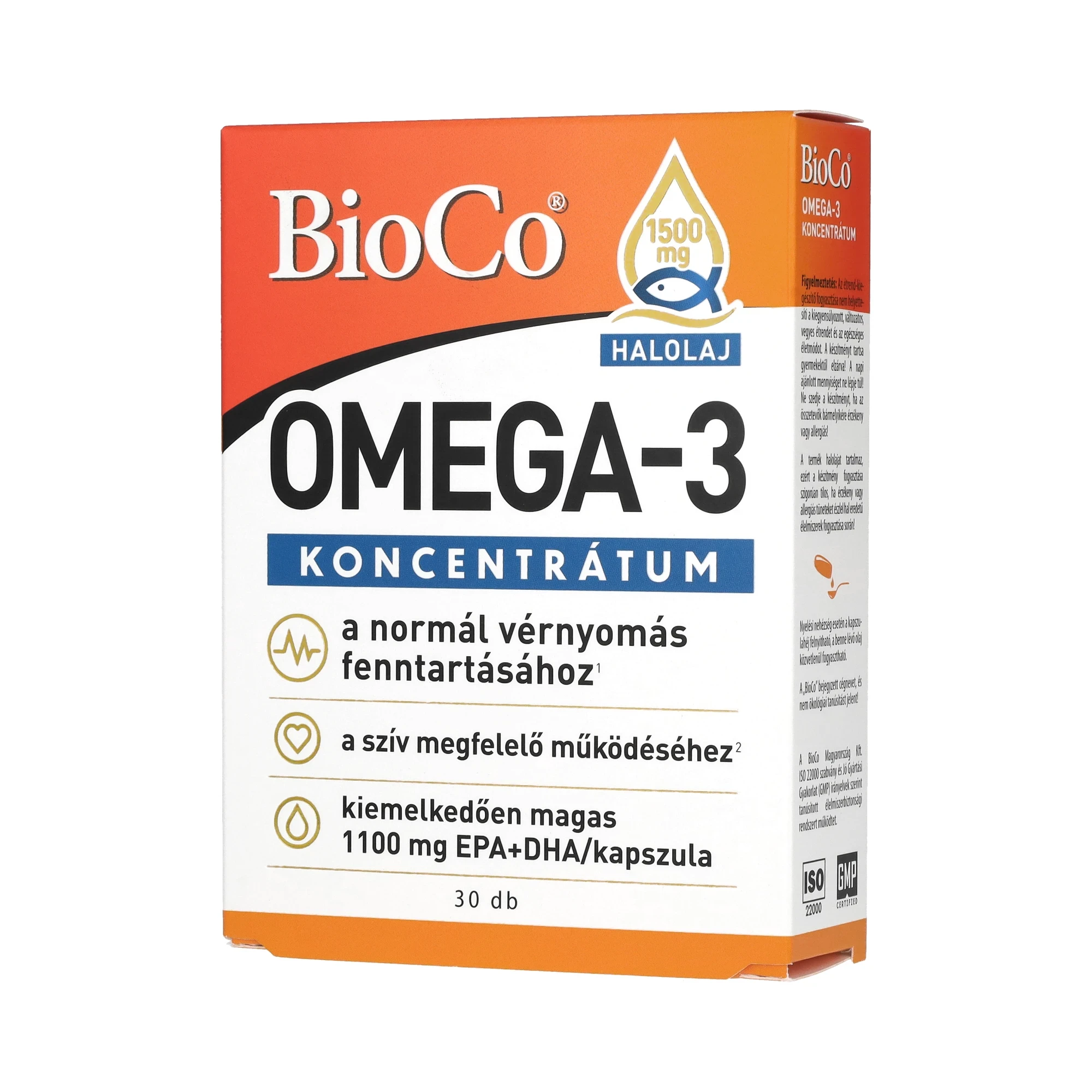 BioCo Omega-3 KONCENTRÁTUM (1500mg) 30db