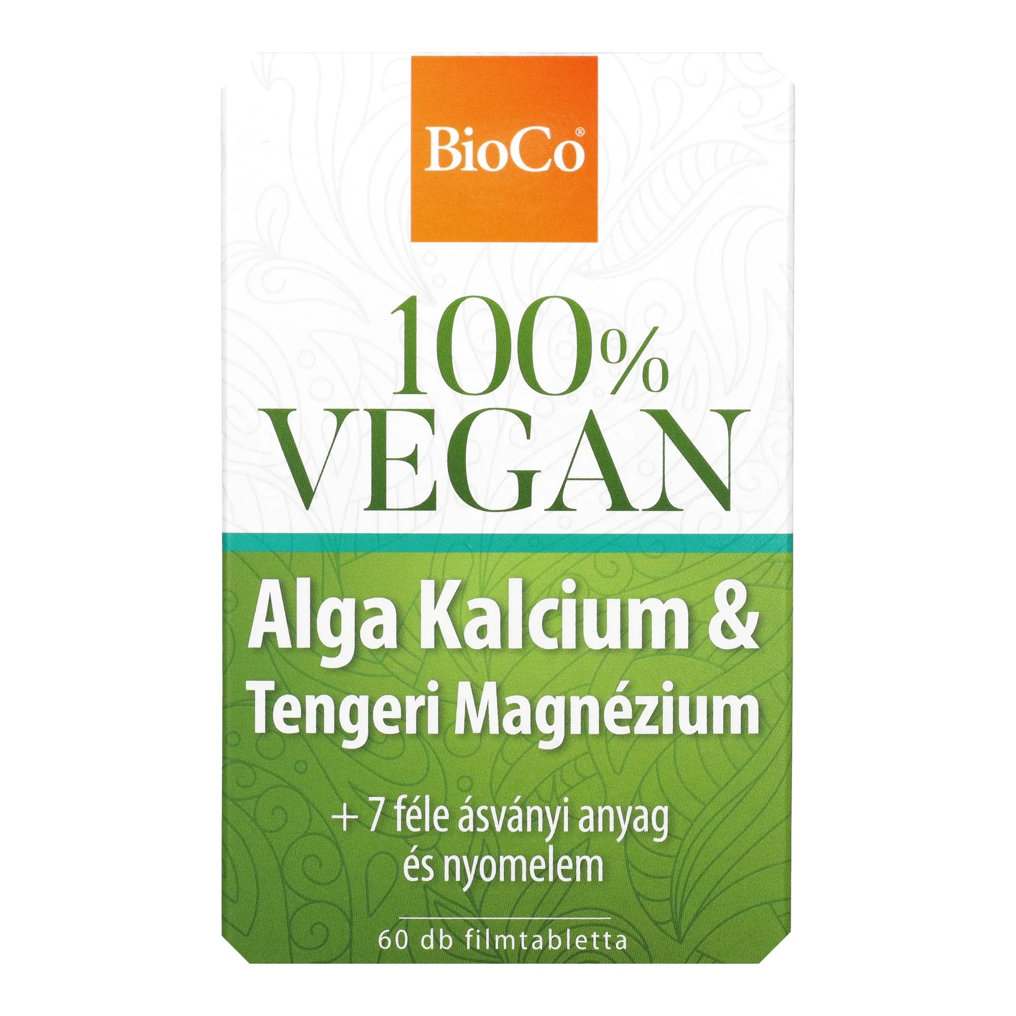 BioCo 100% VEGAN Alga Kalcium & Tengeri magnézium 60db
