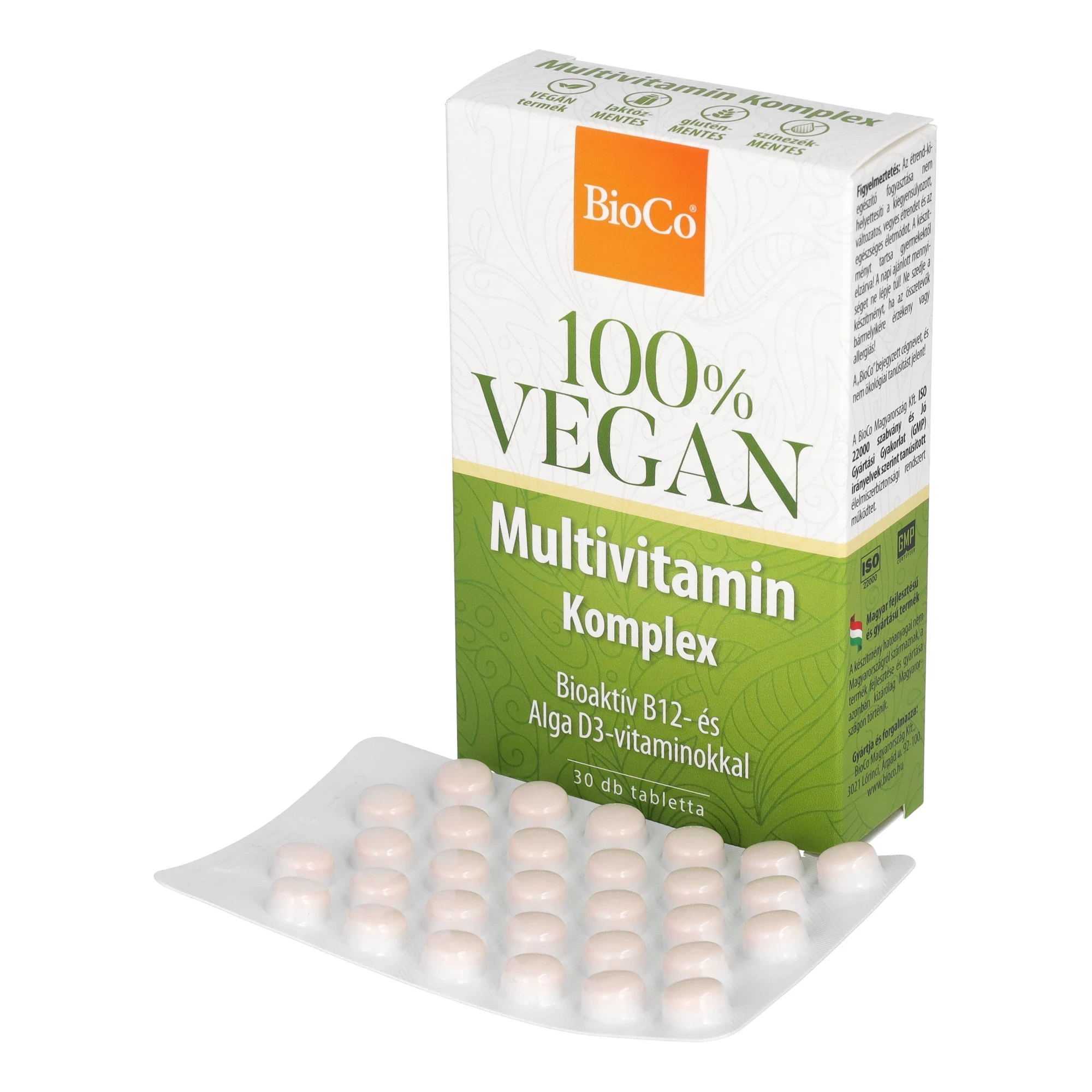 BioCo 100% VEGAN Multivitamin komplex 30db