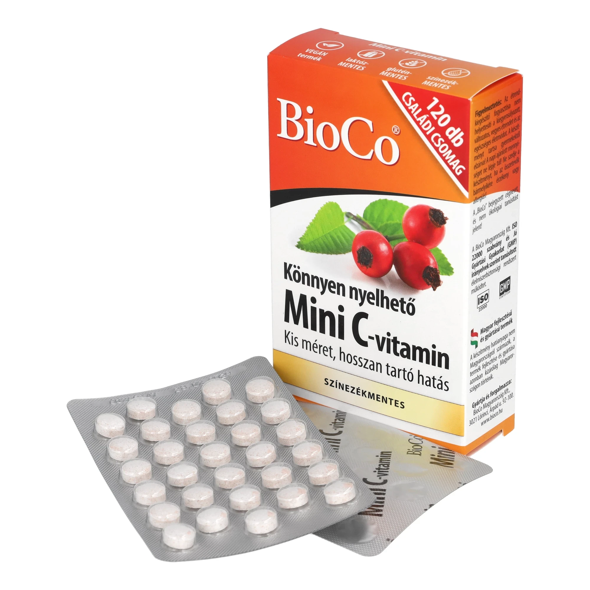 BioCo Mini C-vitamin 120 db