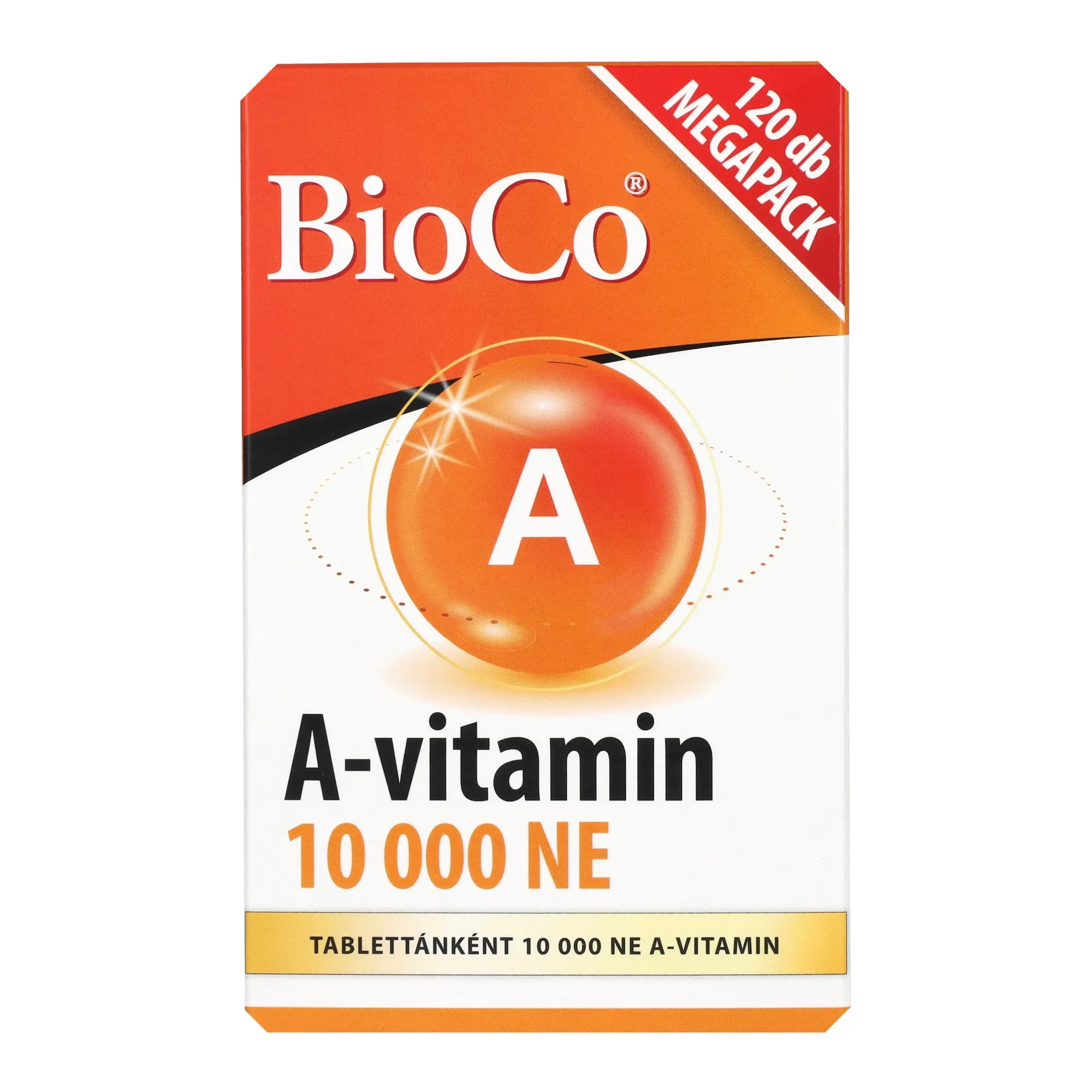 BioCo A-vitamin 10000 NE MEGAPACK 120db