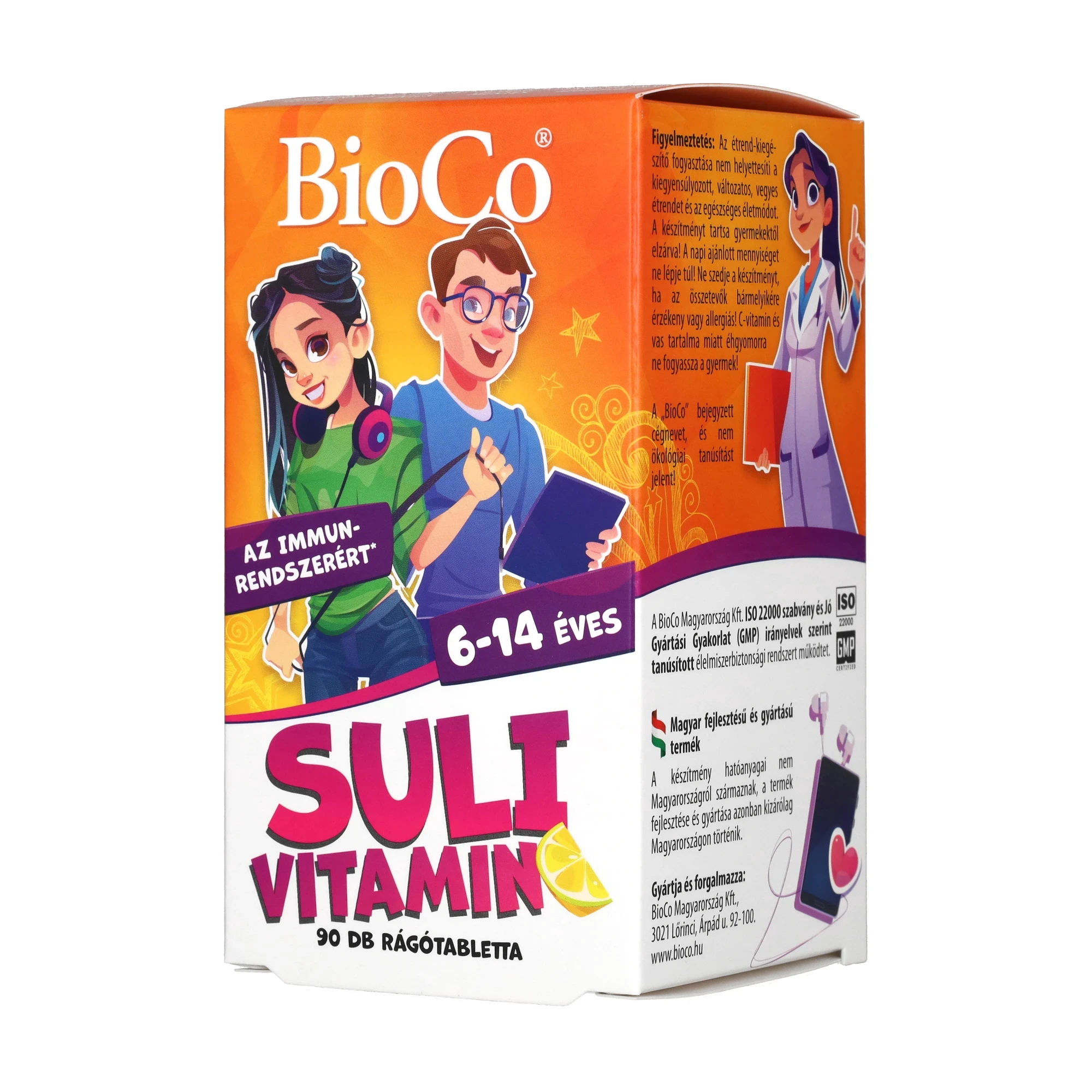 BioCo Suli Vitamin rágótabletta 90db