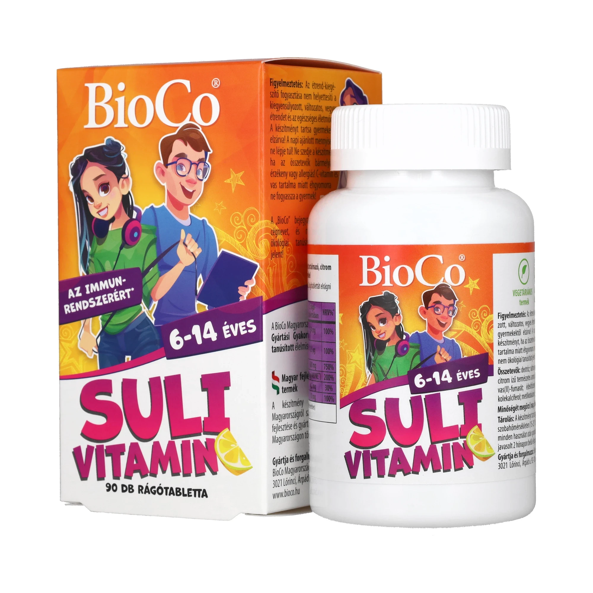 BioCo Suli Vitamin rágótabletta 90db