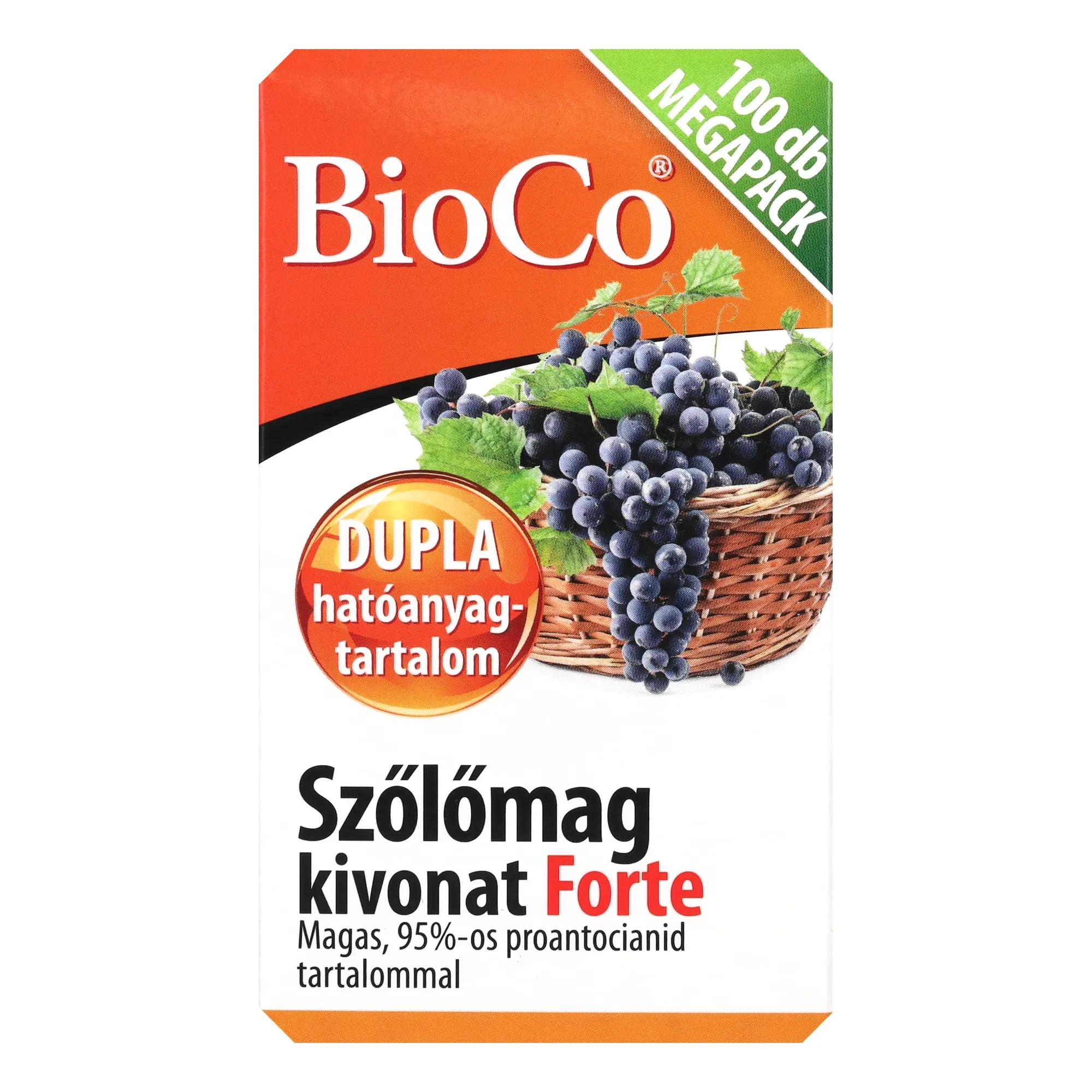 BioCo Szőlőmag Forte Megapack 100db