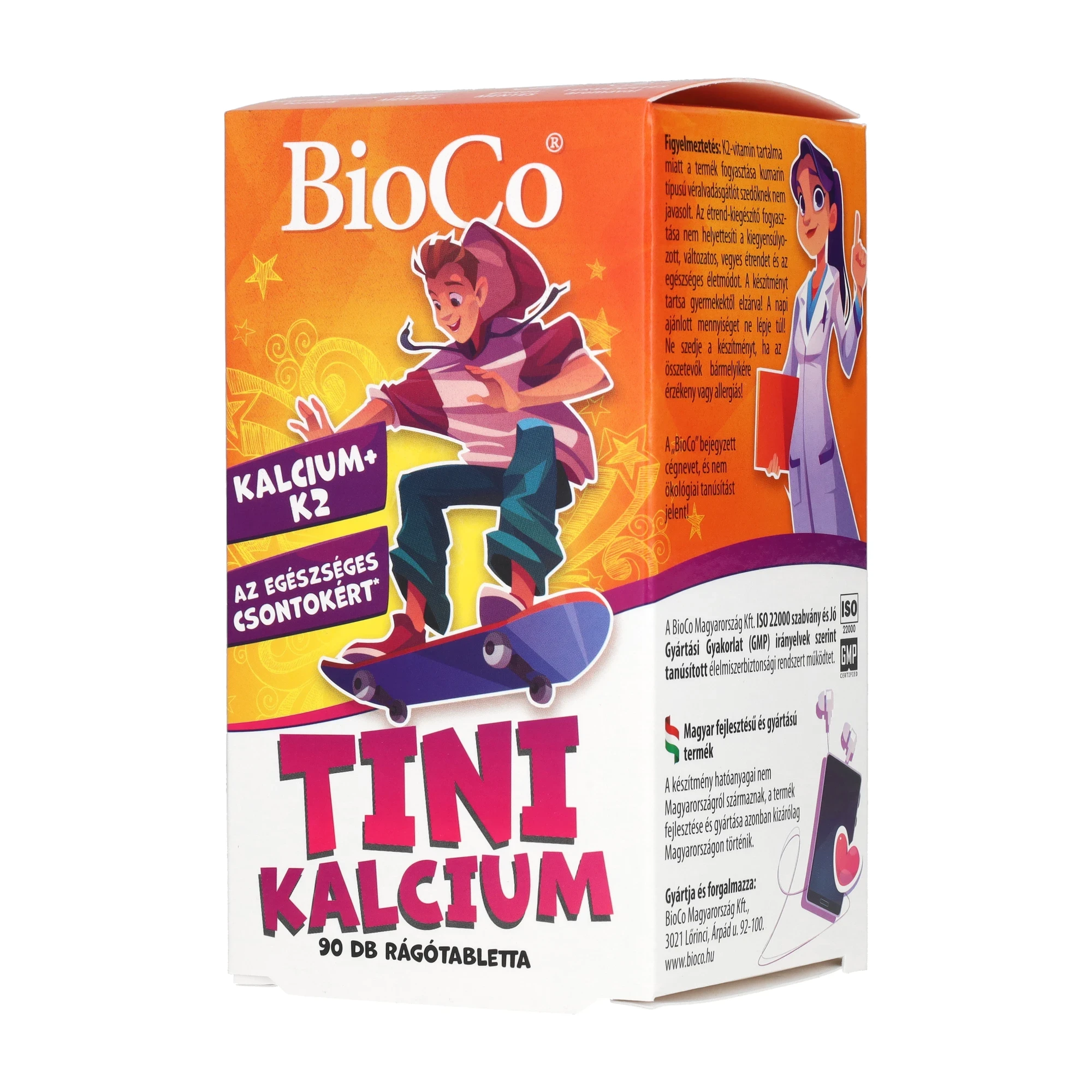 BioCo Tini Kalcium rágótabletta 90 db