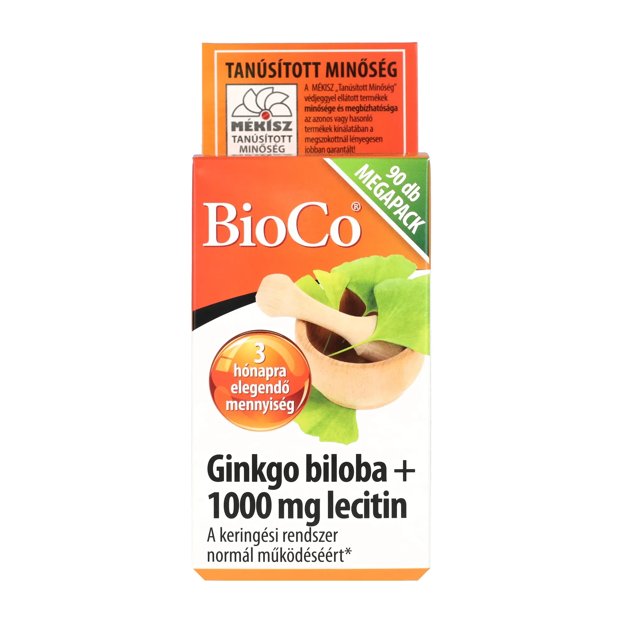 BioCo Ginkgo Biloba + Lecitin 1000mg MegaPack kapszula 90db