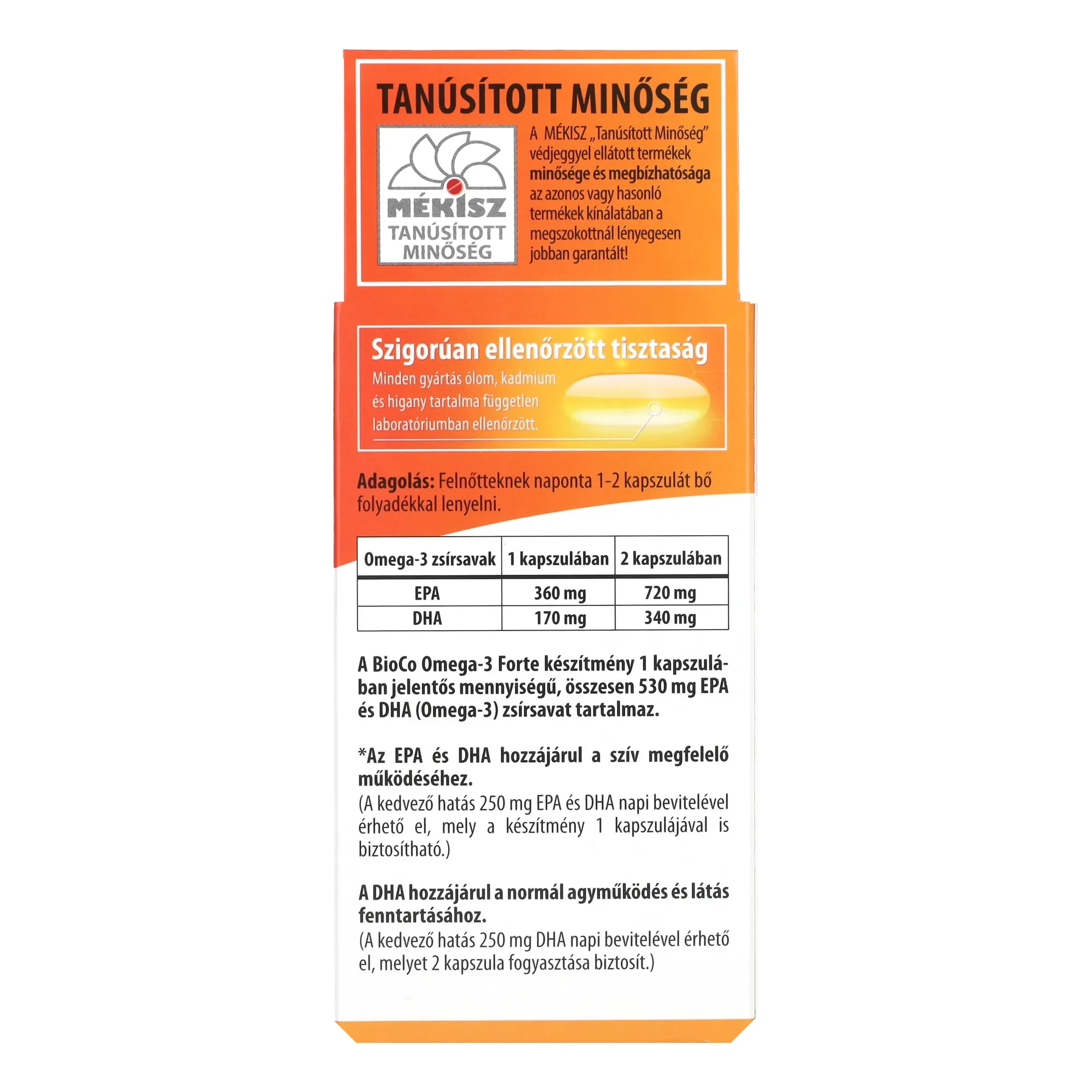 BioCo Omega-3 forte MegaPack kapszula 100db