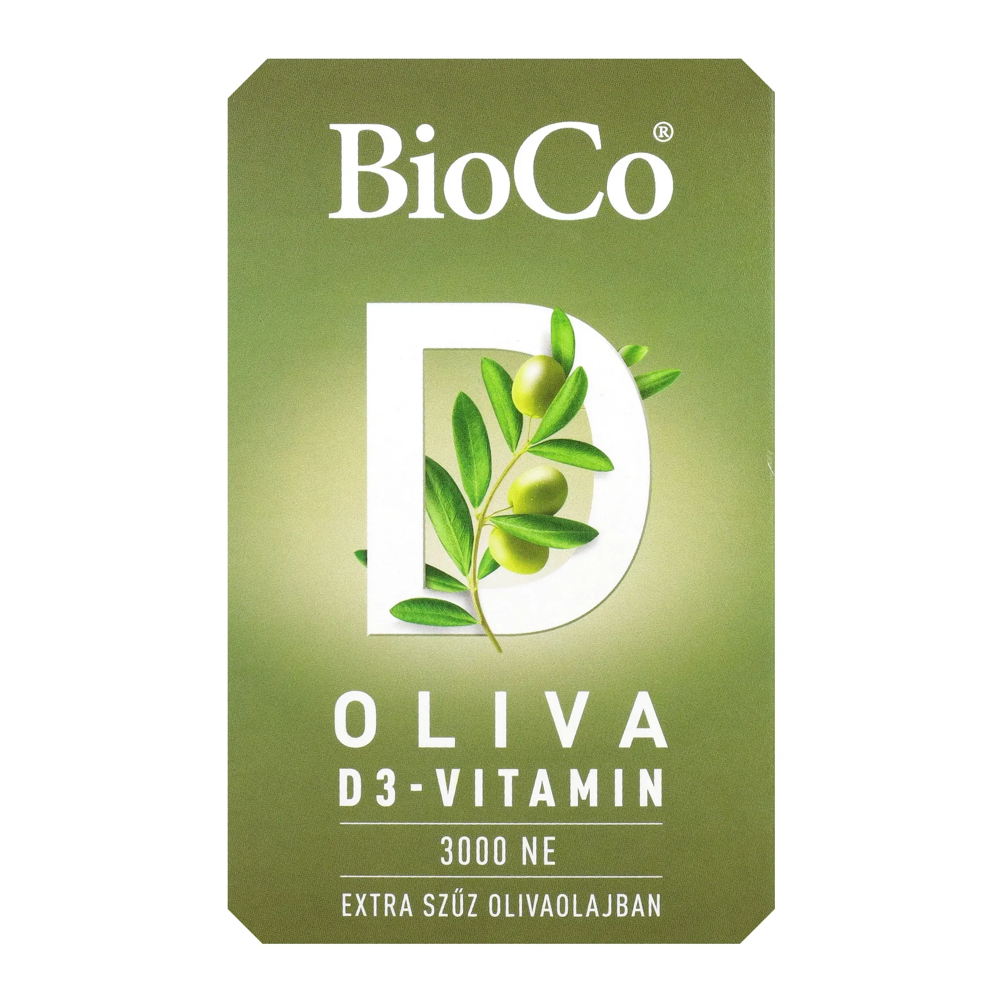 BioCo OLIVA D3-vitamin 3000 NE lágyzselatin kapszula 60 db