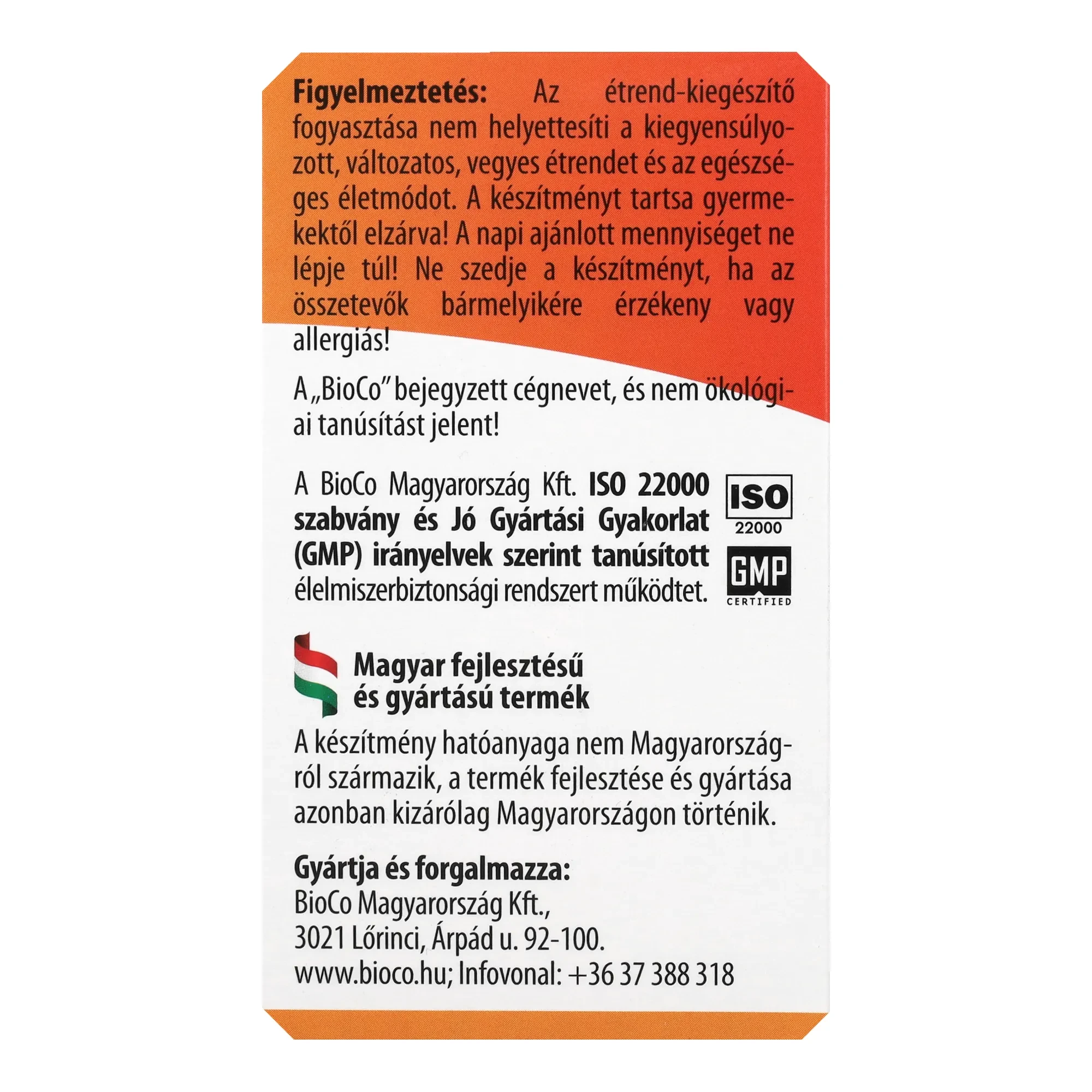 BioCo Szerves Magnézium STOP B6 60db
