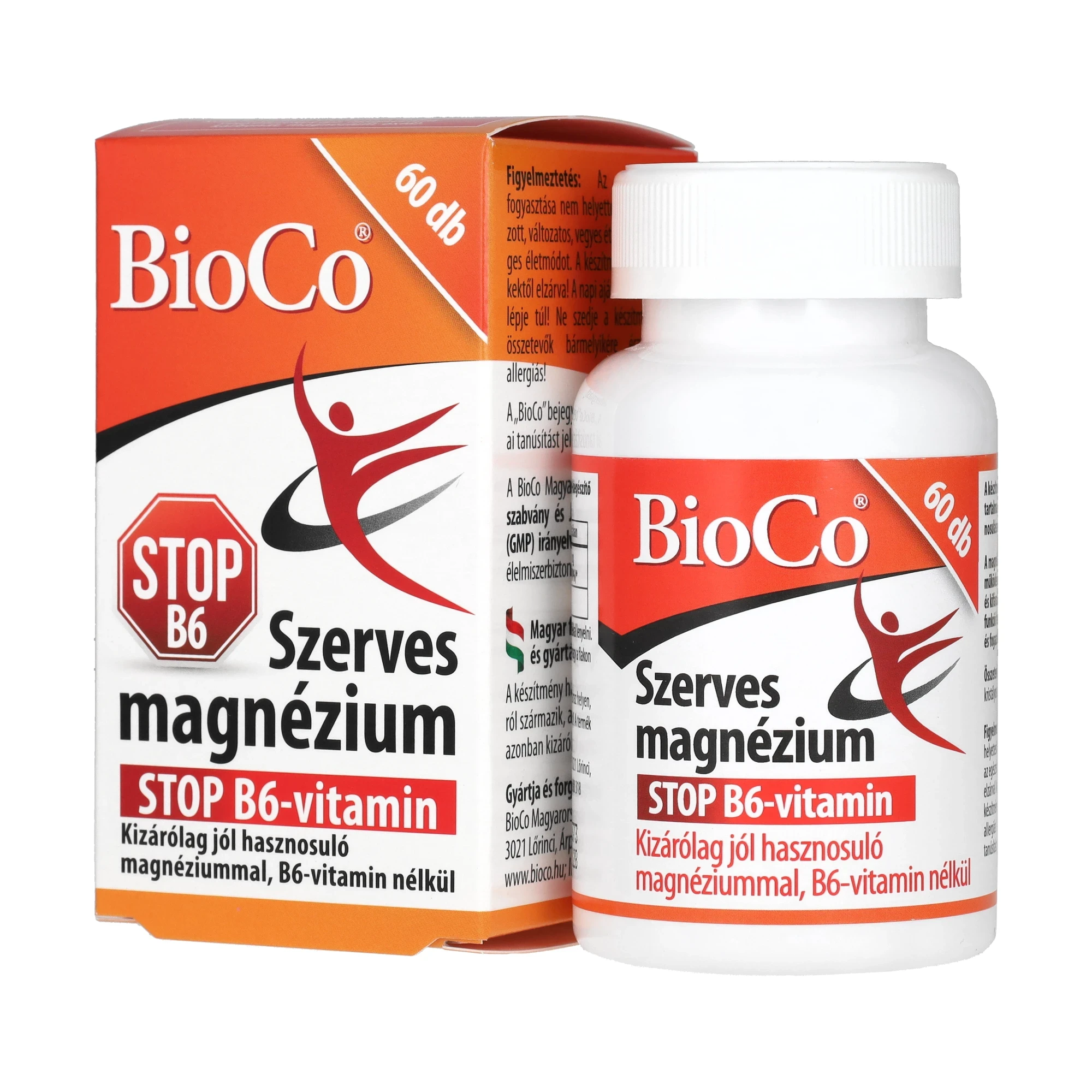 BioCo Szerves Magnézium STOP B6 60db