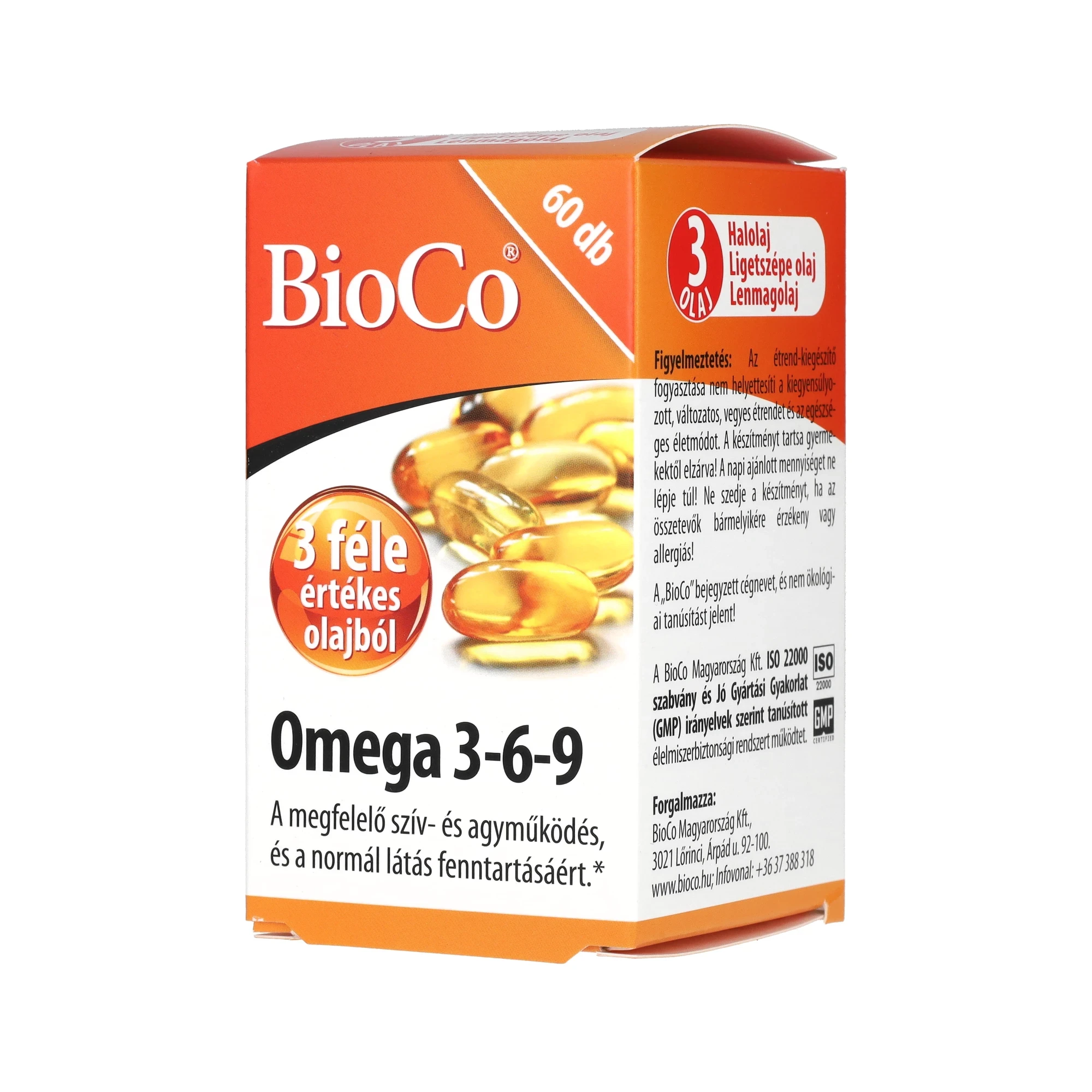 BioCo Omega 3-6-9 kapszula 60db