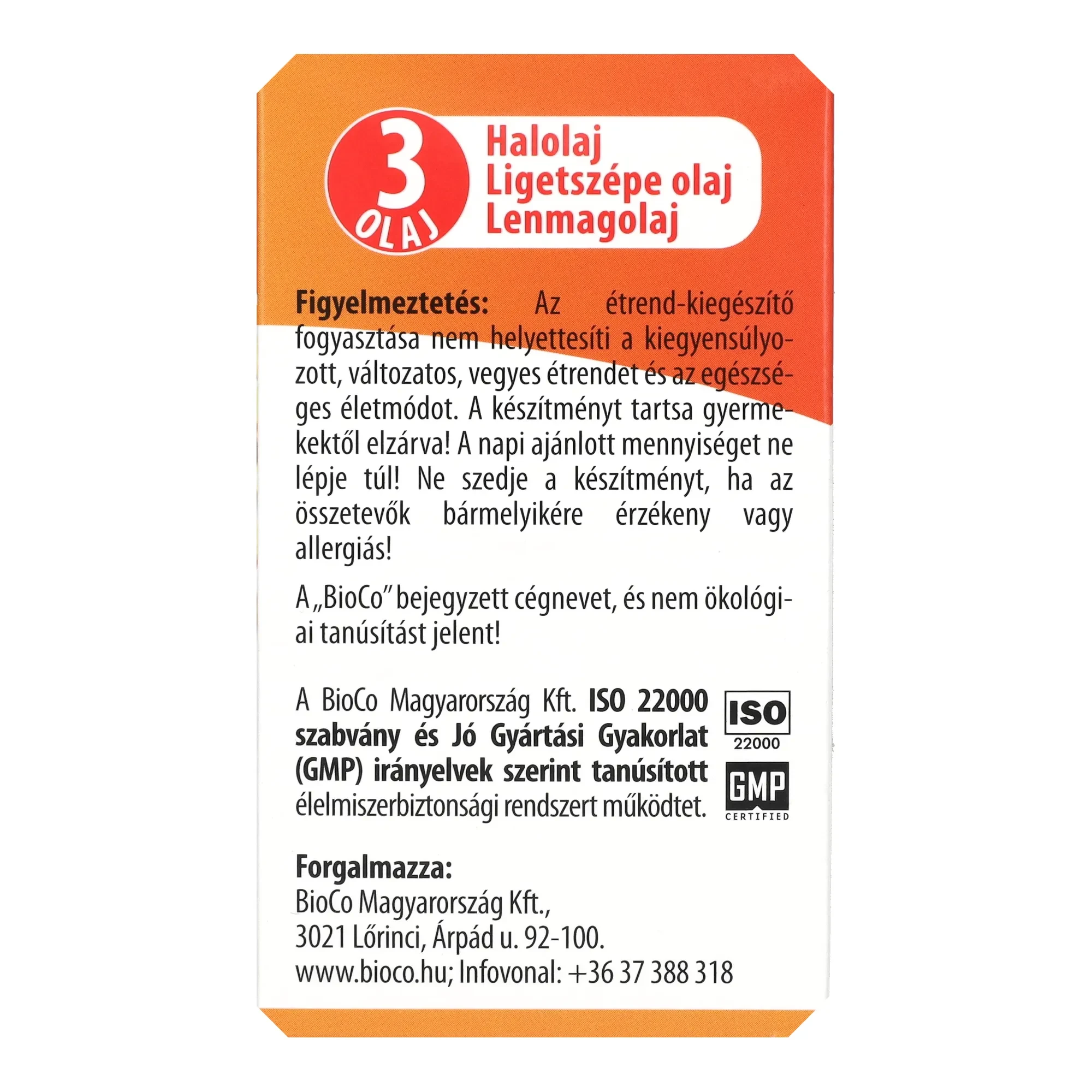 BioCo Omega 3-6-9 kapszula 60db
