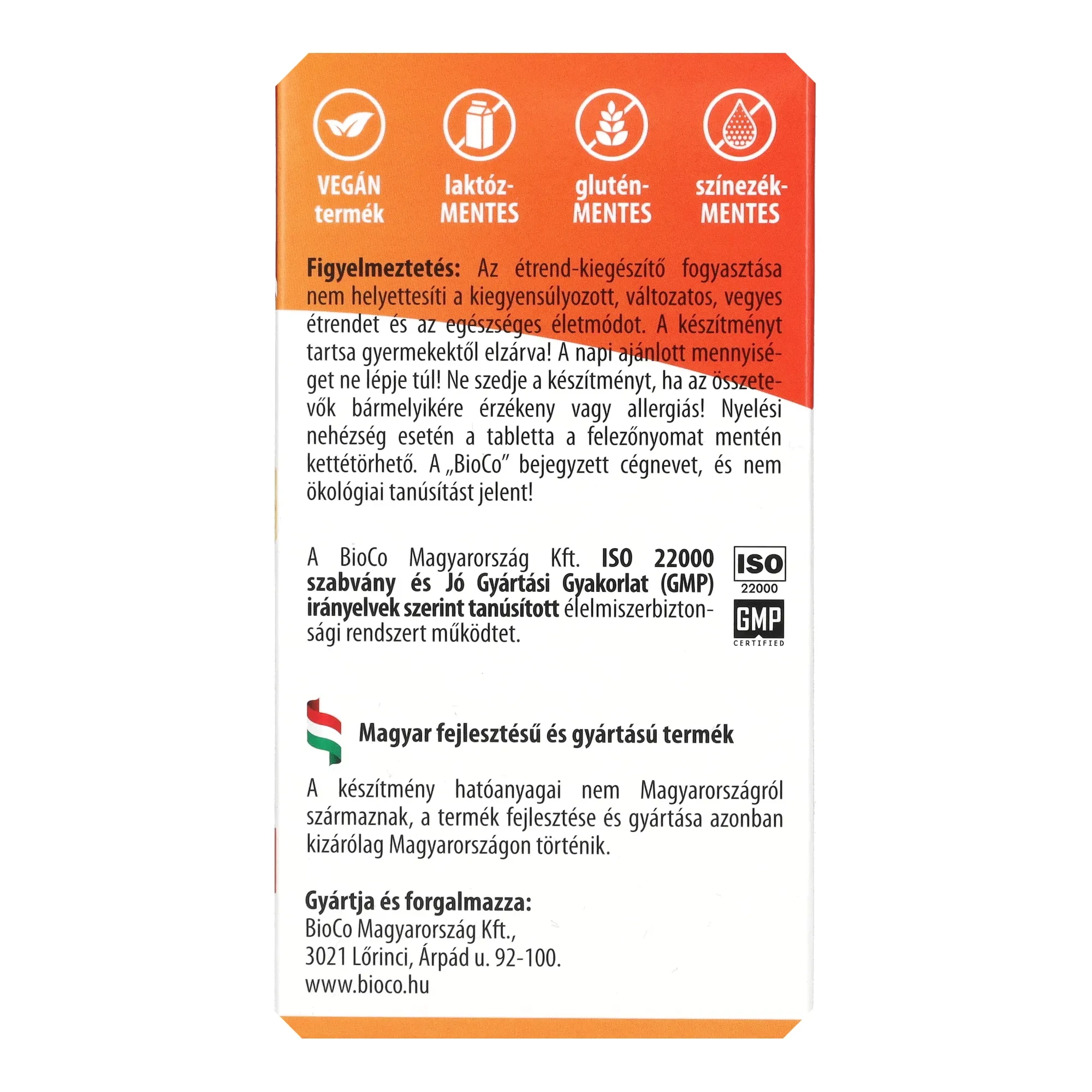 BioCo Magne-citrát + B6 vitamin MEGAPACK 90db