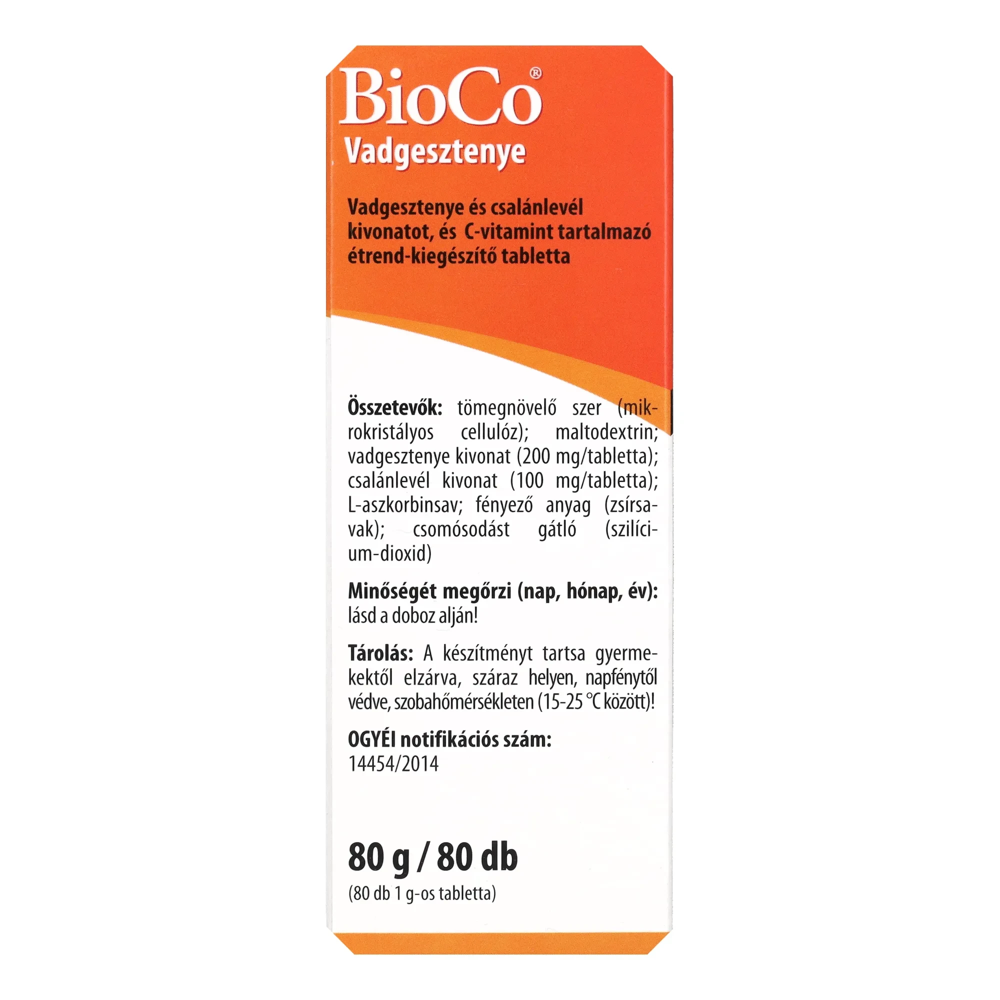 BioCo Vadgesztenye 80db
