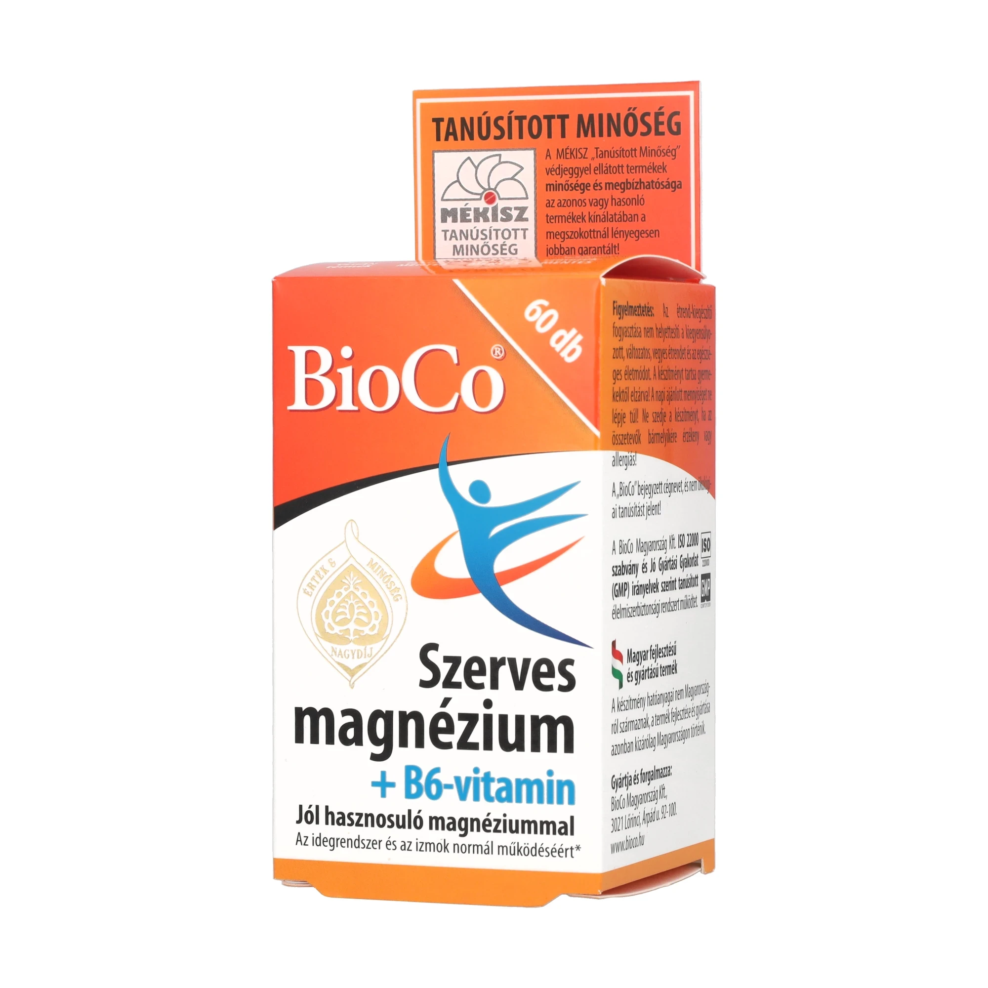 BioCo Mg+B6 szerves 60db