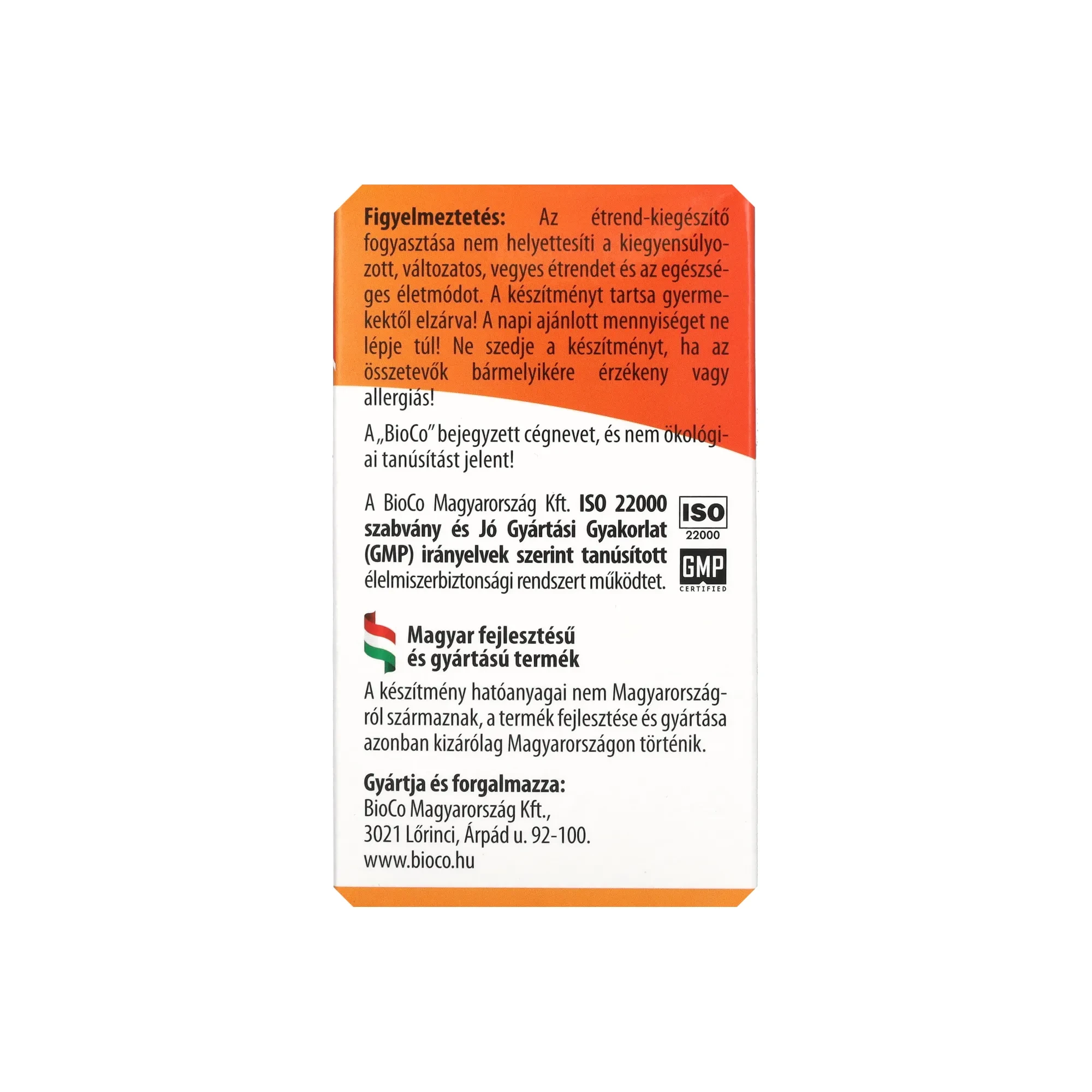 BioCo Mg+B6 szerves 60db