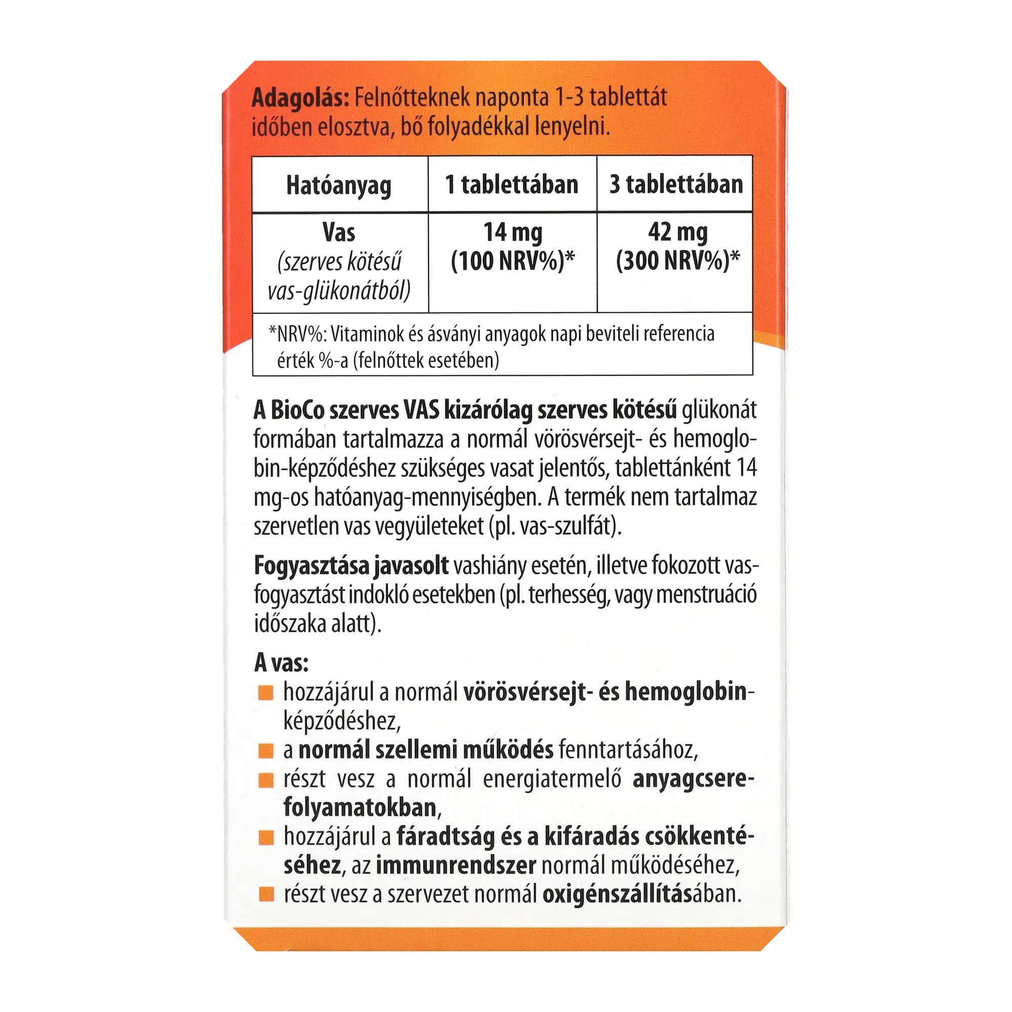 BioCo Szerves Vas 90db
