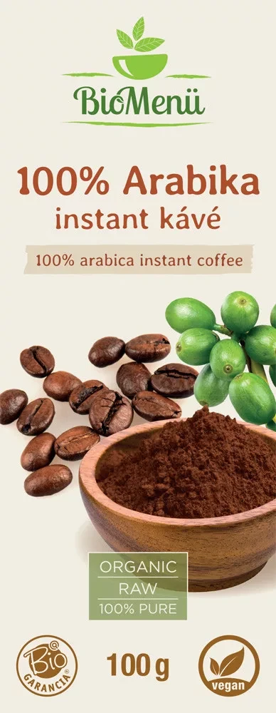 BIO 100% Arabika instant kávé 100 g
