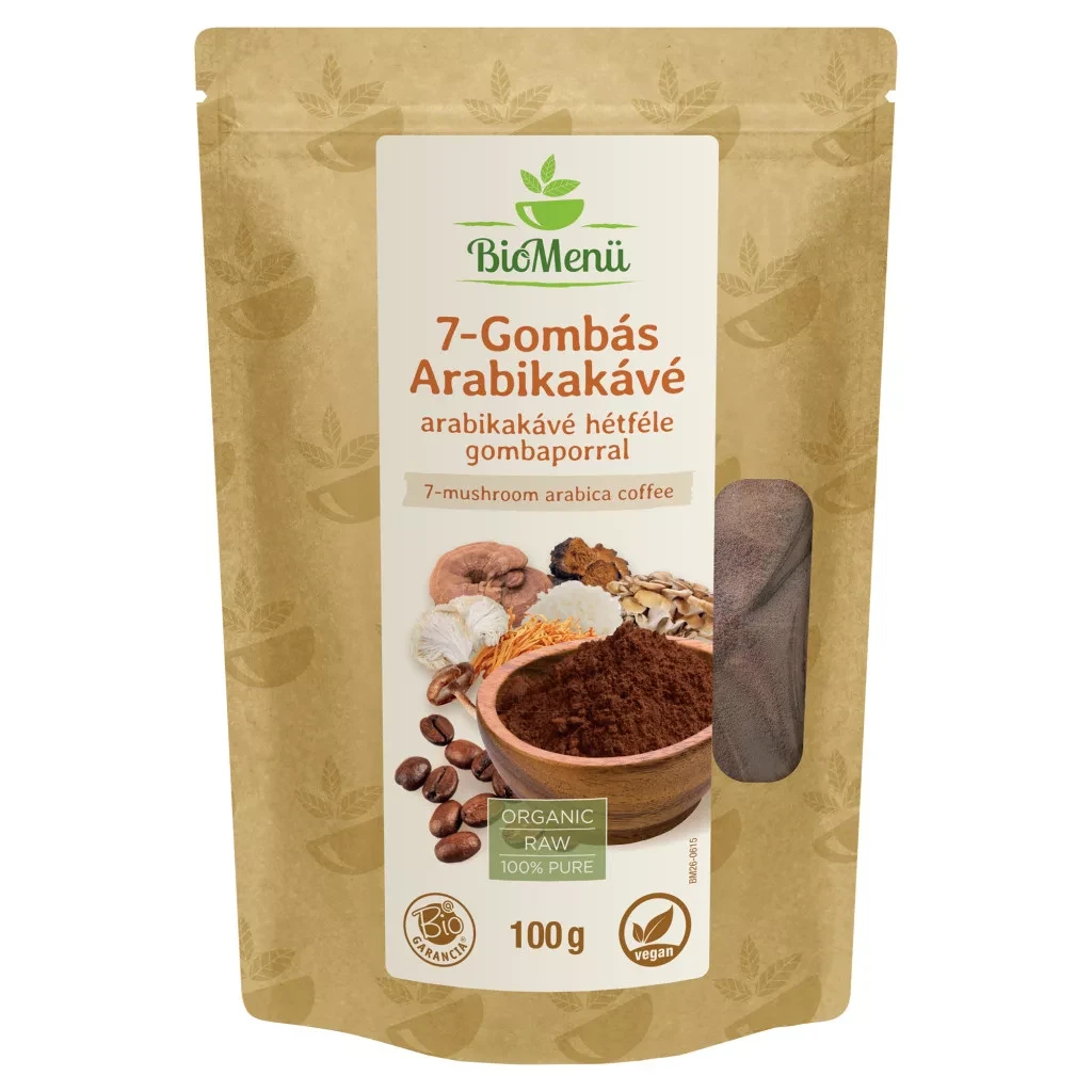 BioMenü BIO 7-Gombás Arabikakávé 100g