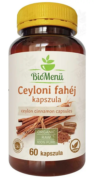 BioMenü BIO CEYLONI FAHÉJ kapszula 60 db