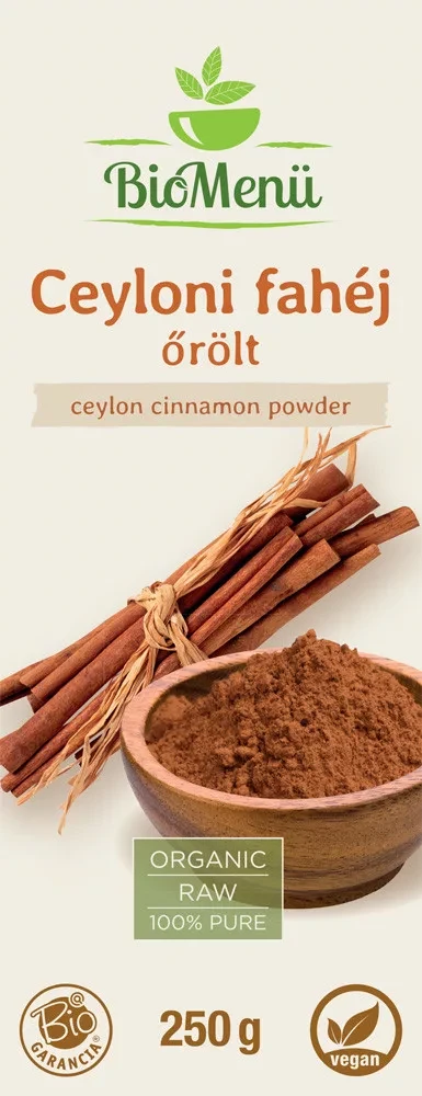 BioMenü BIO őrölt ceyloni FAHÉJ 250 g