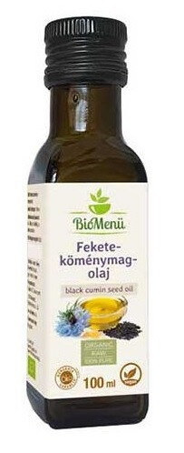 BioMenü BIO FEKETEKÖMÉNYMAG-OLAJ 100 ml