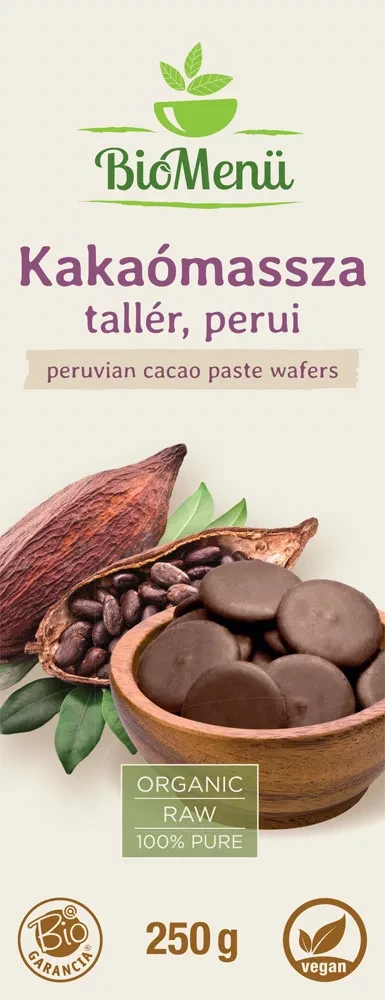 BIO KAKAÓMASSZA tallér perui 250 g