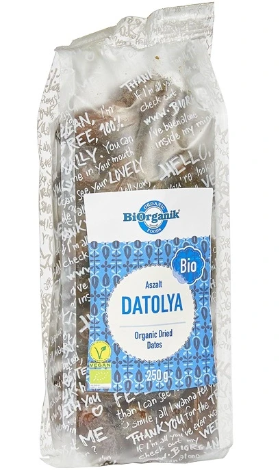 Bio Aszalt Datolya 0,25kg Biorganik
