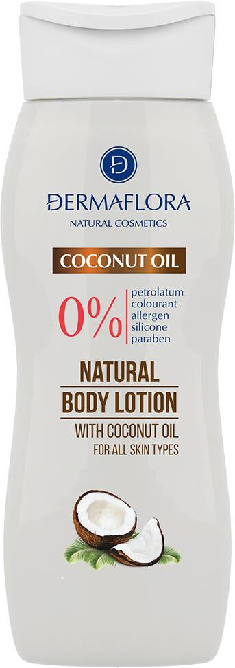 Dermaflora 0% kókuszolajos testápoló (250 ml)