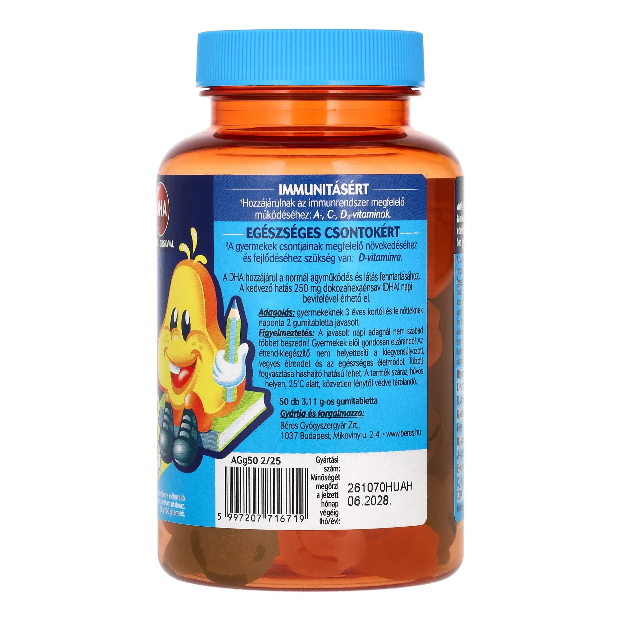 Béres Actival Kid Omega 3 Gumitabletta 50 db