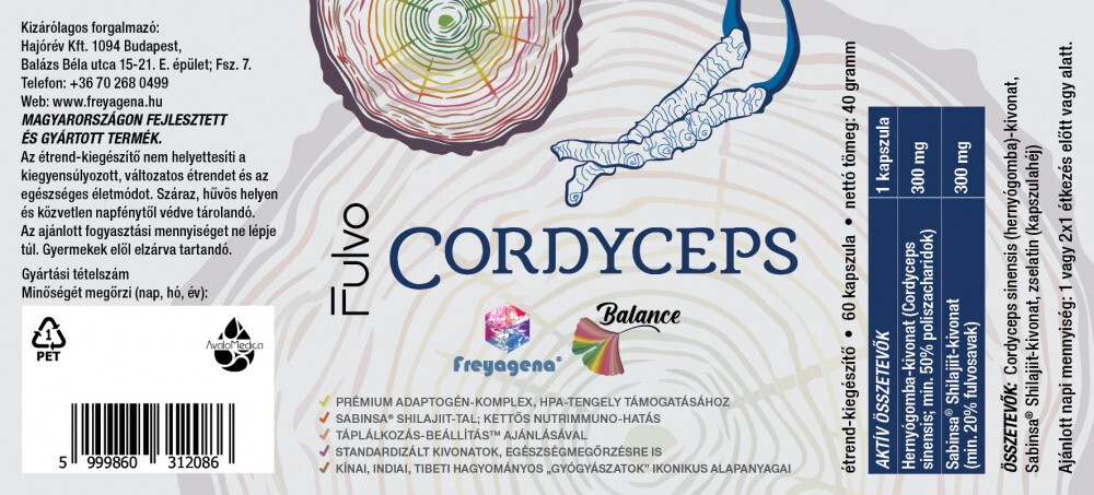 Fulvo-Cordyceps kapszula 60db