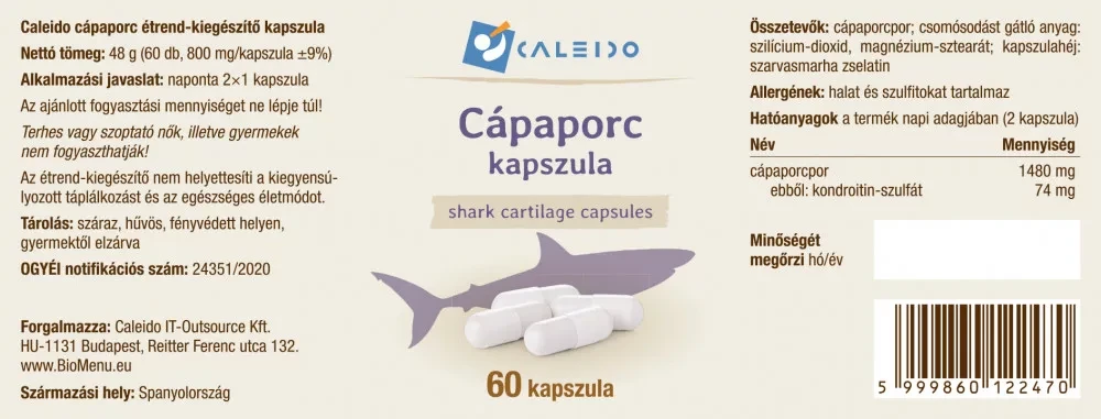Caleido CÁPAPORC kapszula 60 db