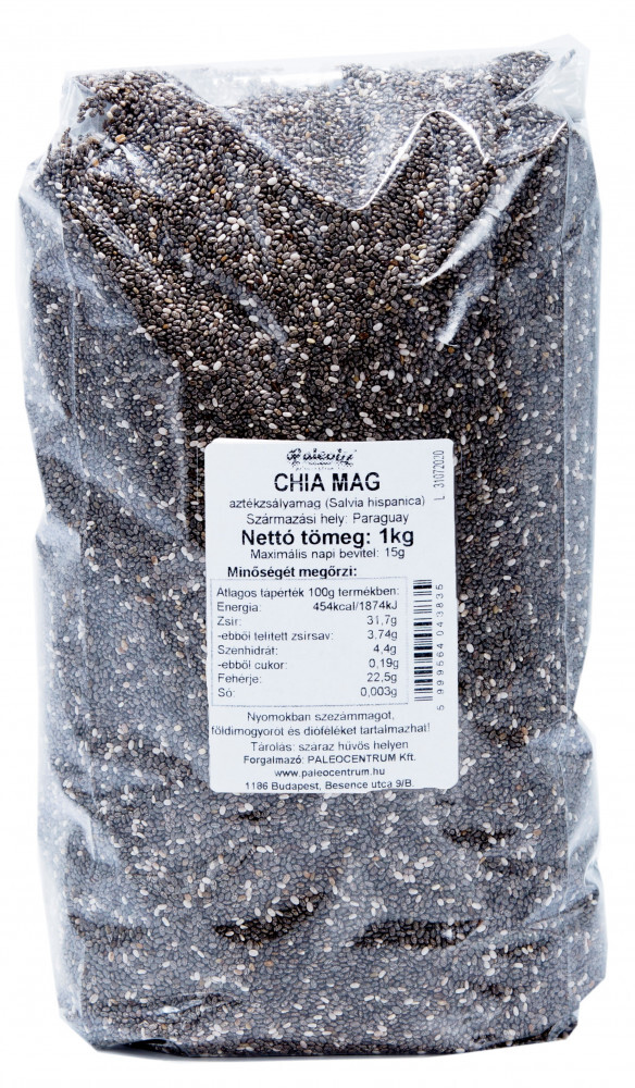 Chia mag fekete Paleolit 1000g