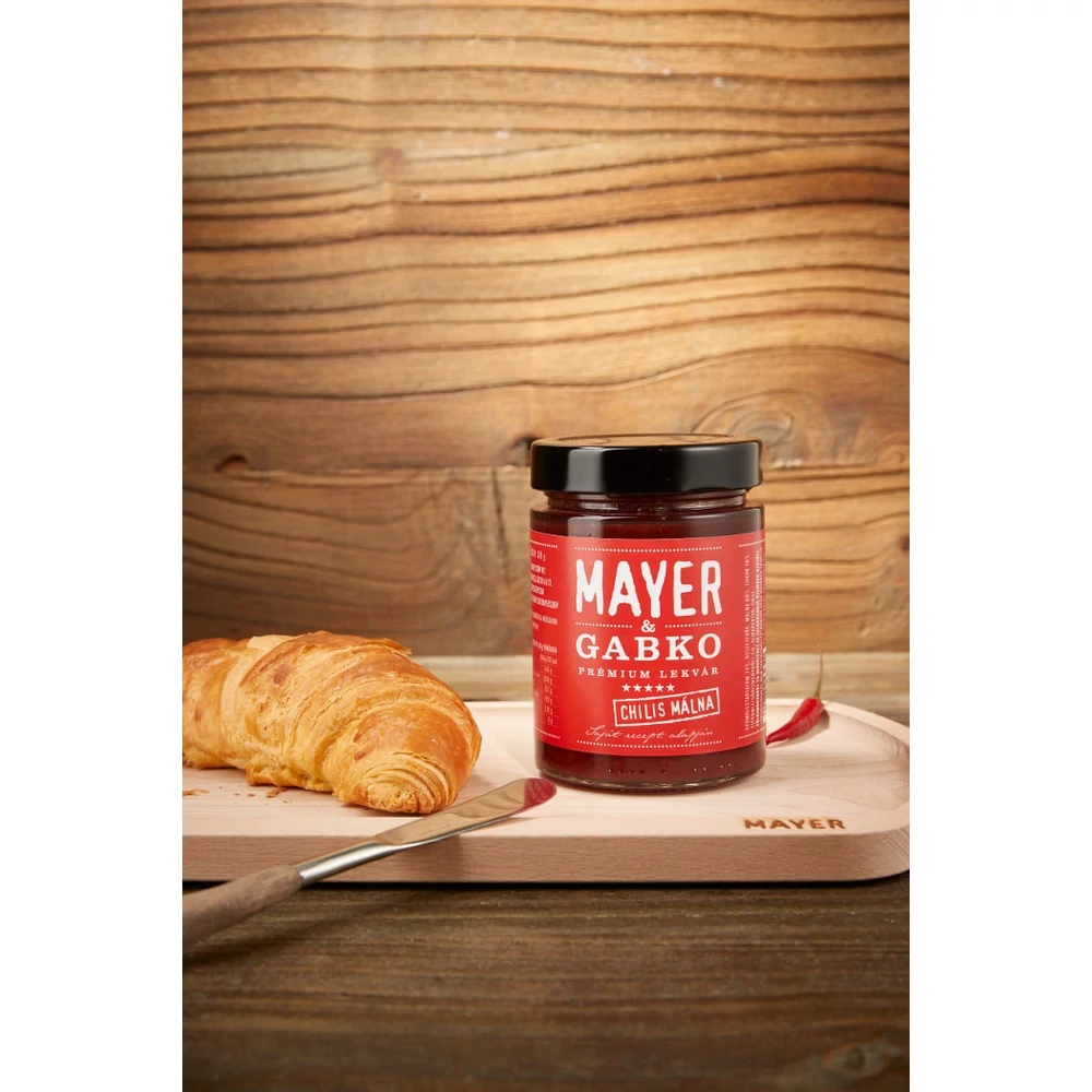 Mayer & Gabko Prémium Lekvár Chilis Málna 378g