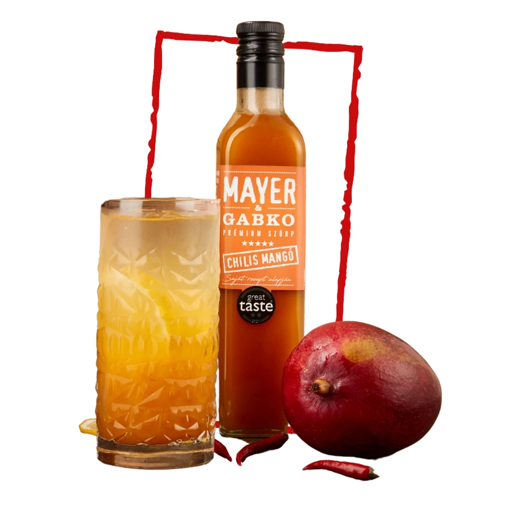 Mayer & Gabko Prémium szörp Chilis Mangó 0,5 L