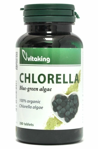 Chlorella zöld alga 500 mg tabletta 200 db (Vitaking)