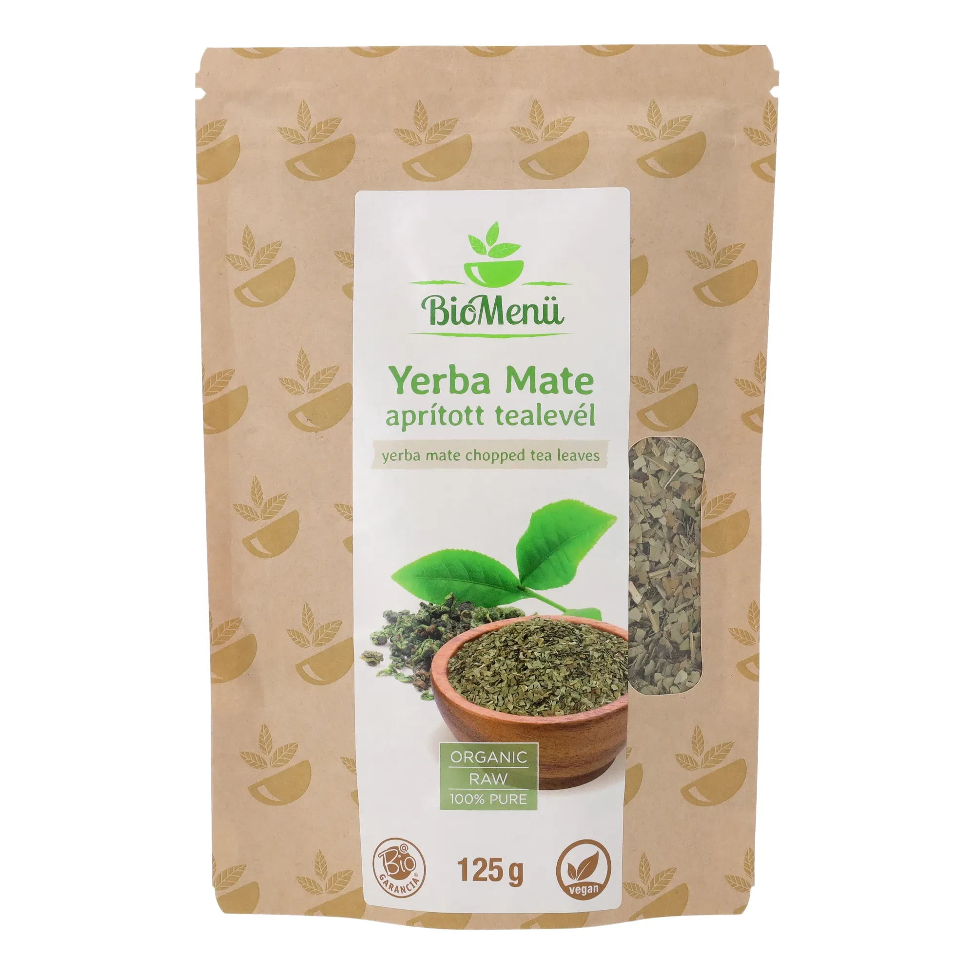 Biomenü BIO YERBA MATE Aprított Tealevél 125 g
