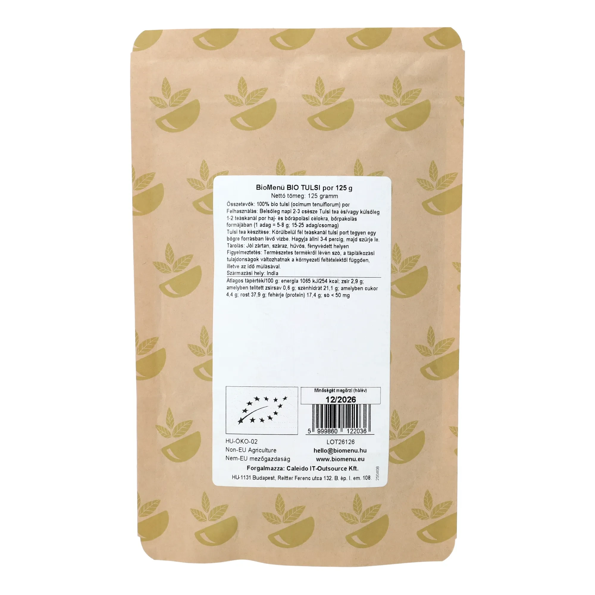 BioMenü BIO TULSI por 125 g