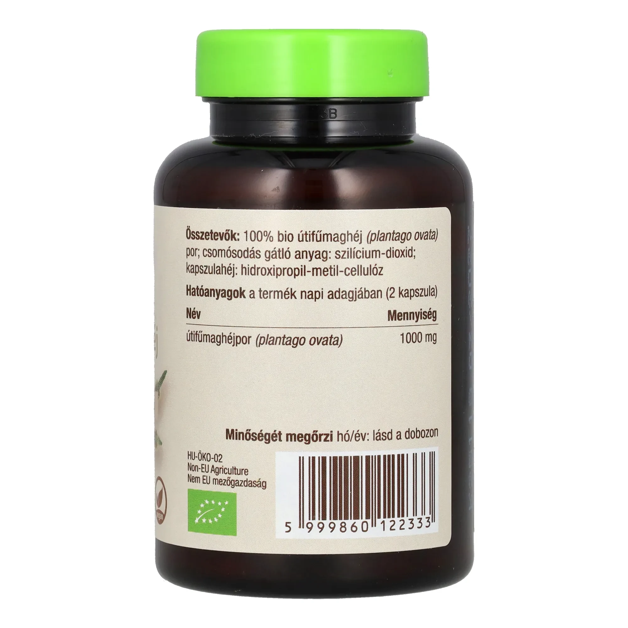 BioMenü BIO ÚTIFŰMAGHÉJ kapszula 60 db