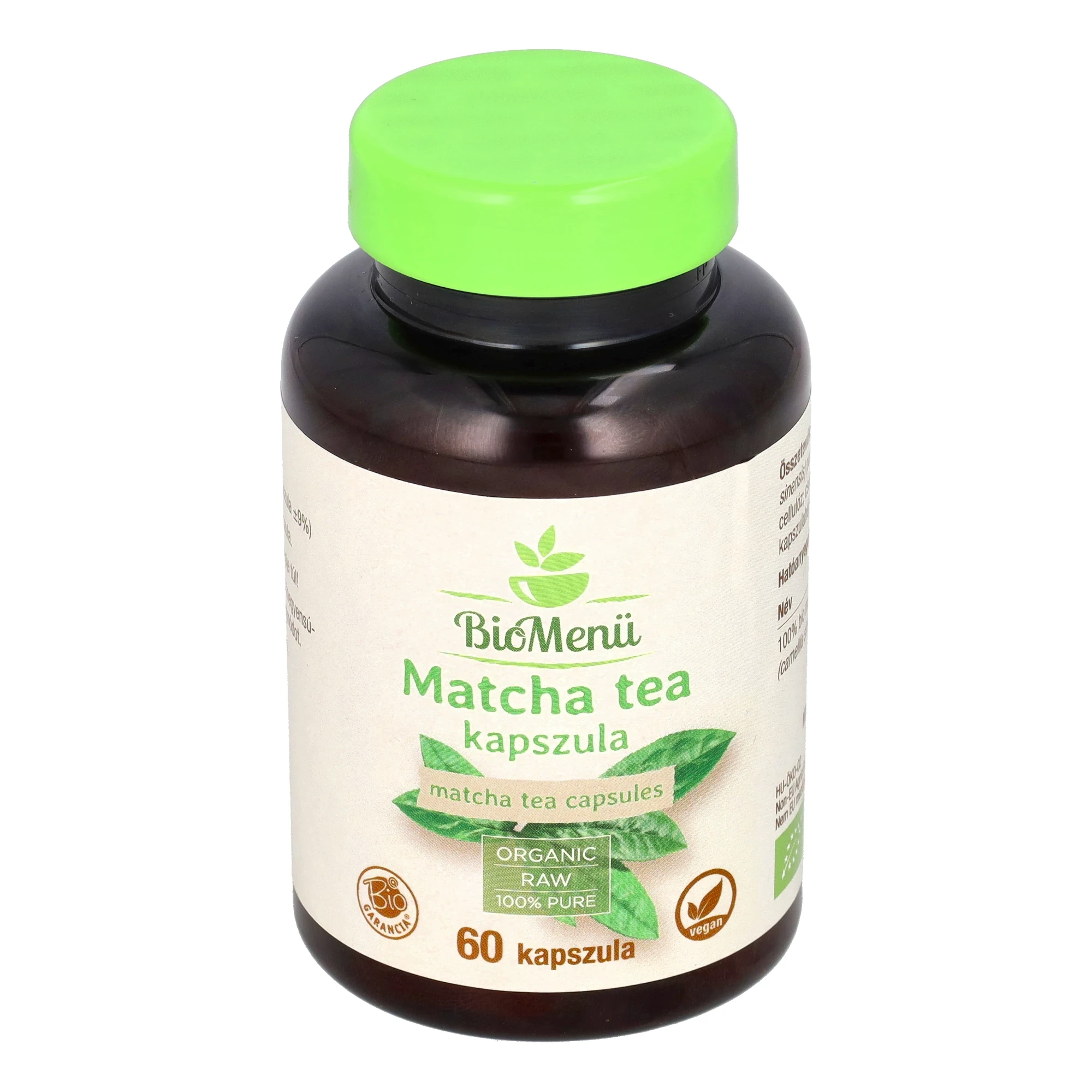 BioMenü BIO MATCHA TEA kapszula 60 db