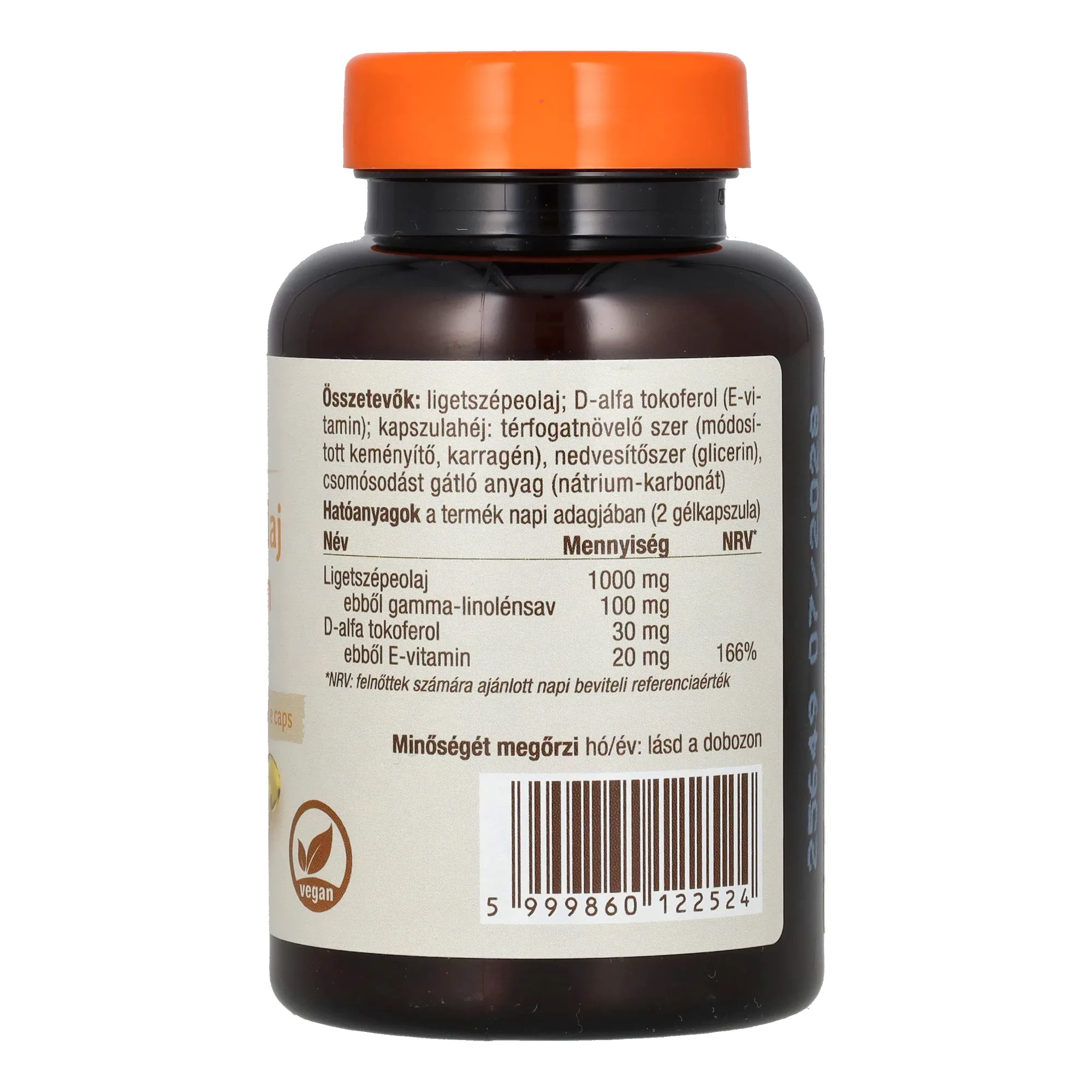 Caleido LIGETSZÉPEOLAJ + E-VITAMIN gélkapszula 60 db