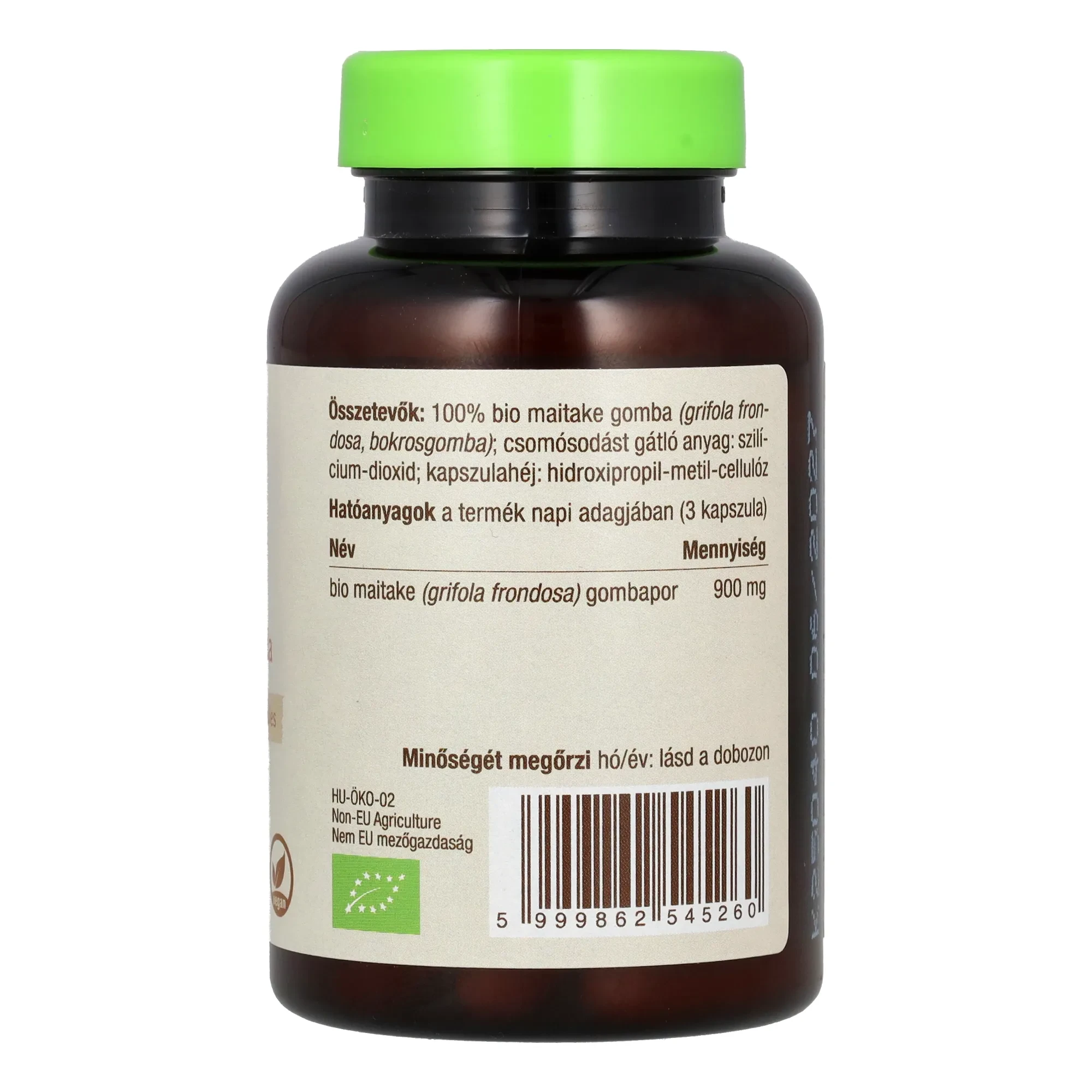 BioMenü BIO MAITAKE gomba kapszula 60 db