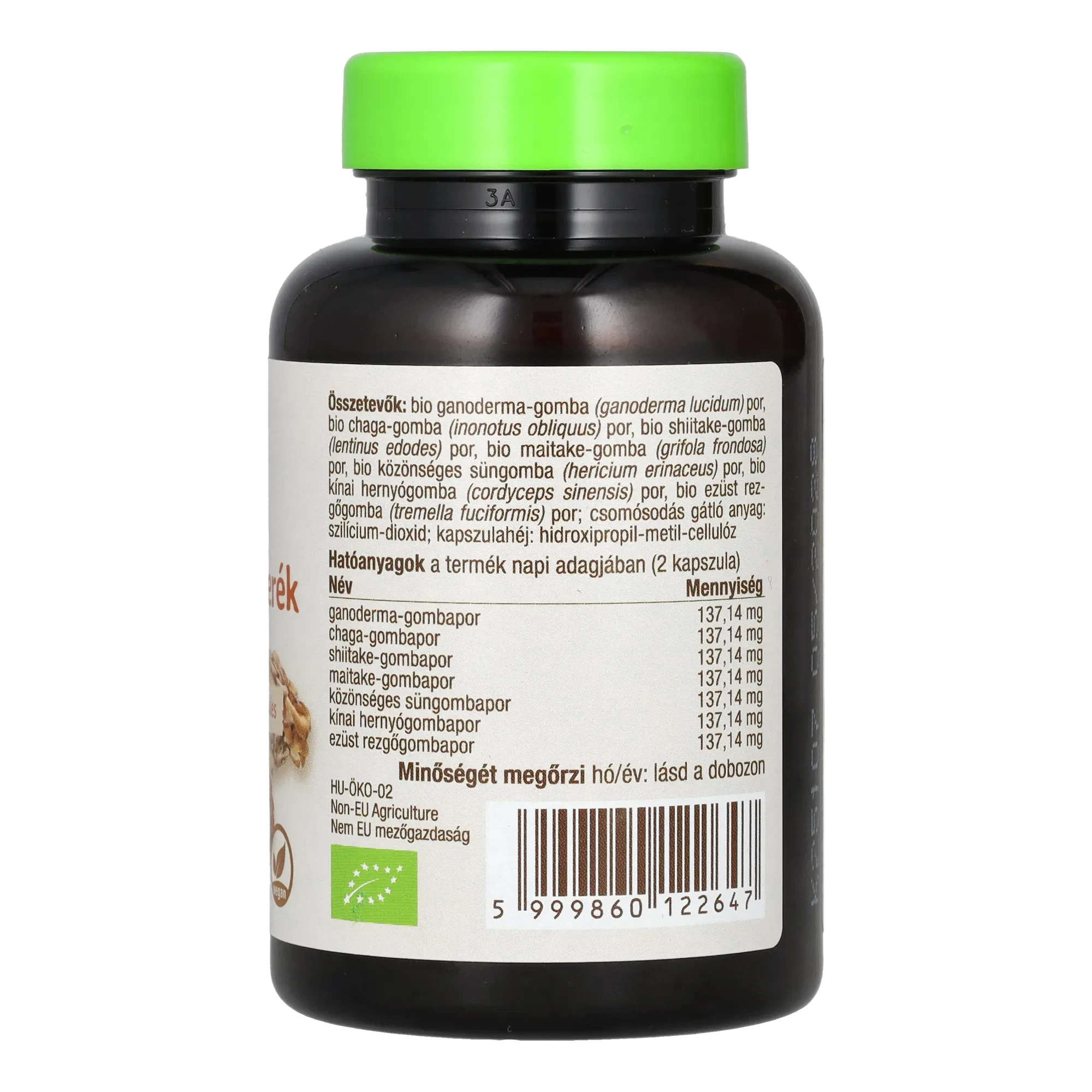 BioMenü BIO 7-GOMBA keverék kapszula 60 db