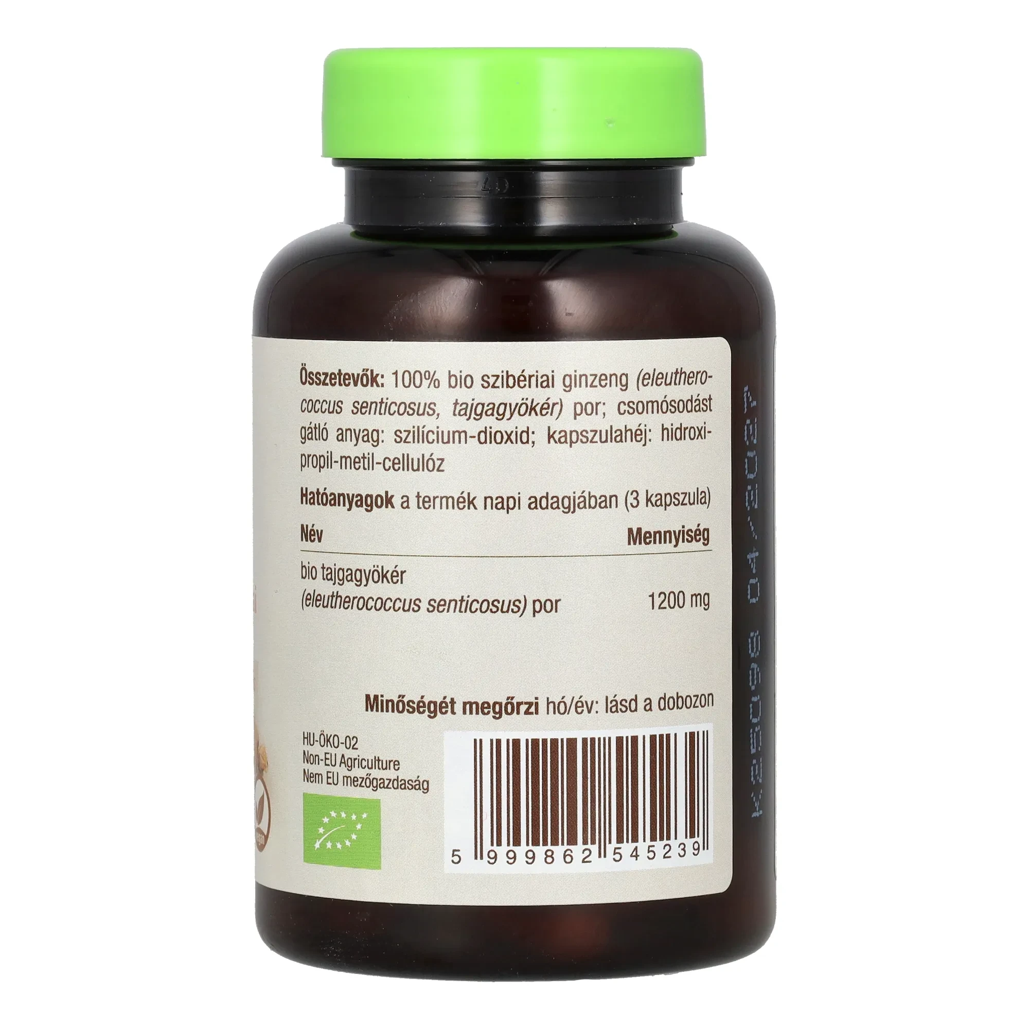 BioMenü BIO GINZENG kapszula szibériai 60 db