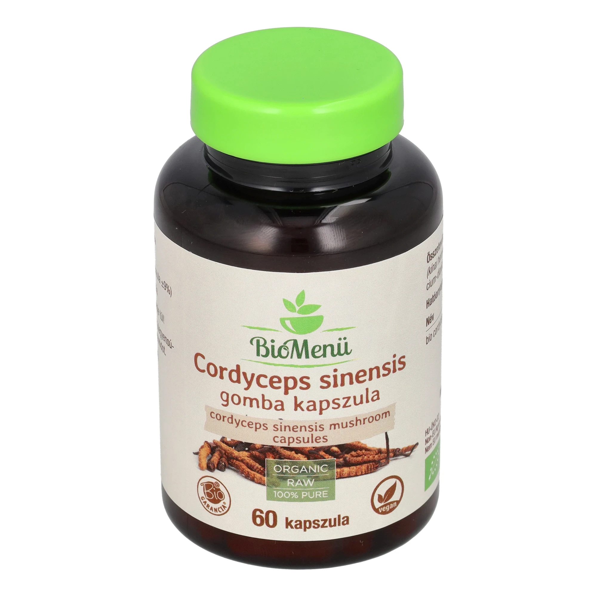BioMenü BIO CORDYCEPS sinensis gomba kapszula 60 db